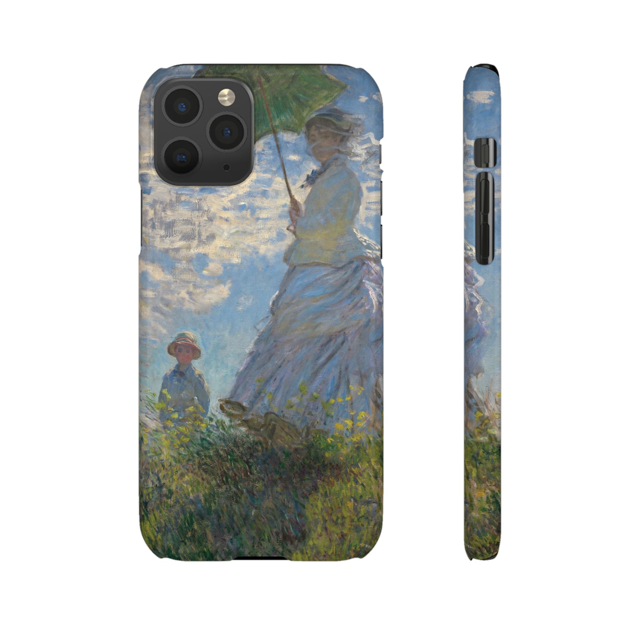 Madame Monet and Her Son by Claude Monet - iPhone Slim Case