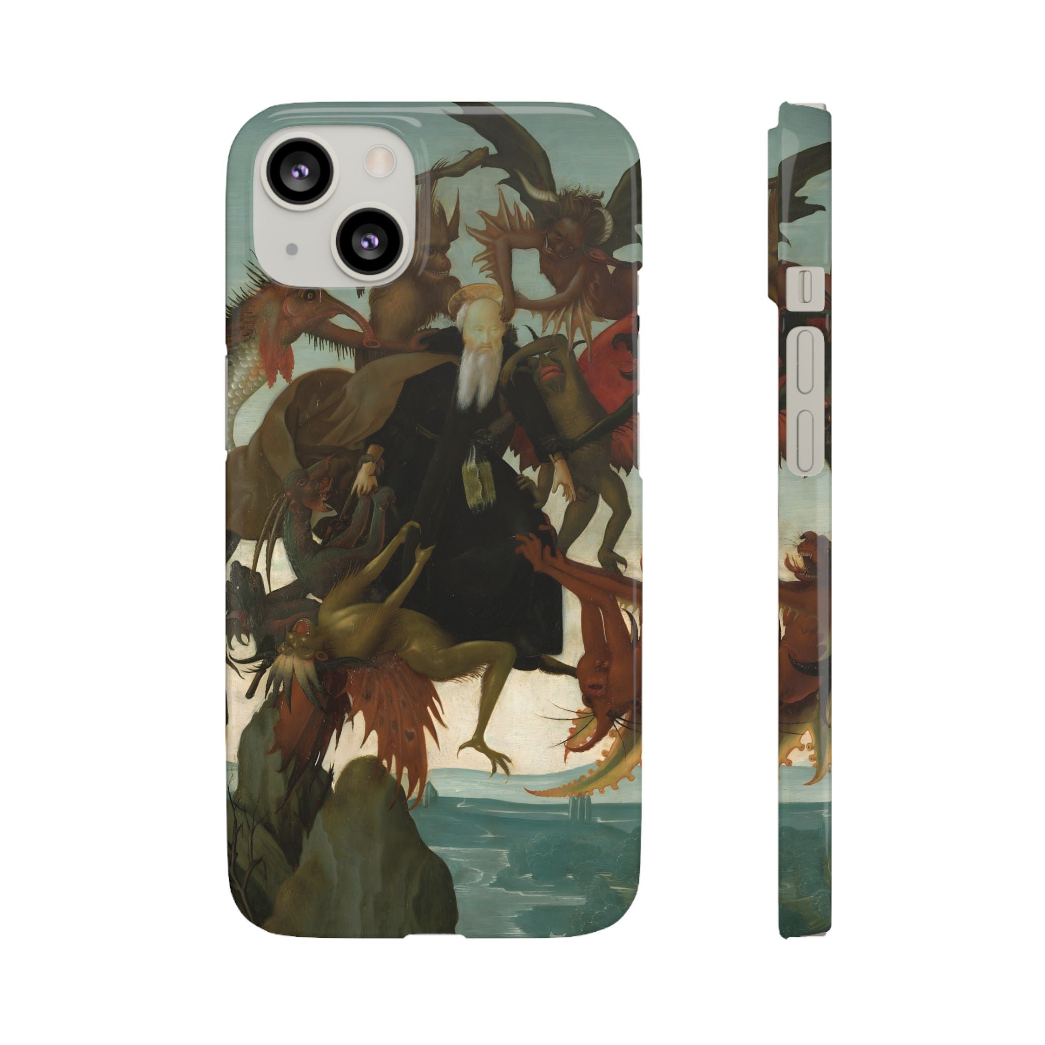 The Torment of Saint Anthony by Michelangelo - iPhone Slim Case