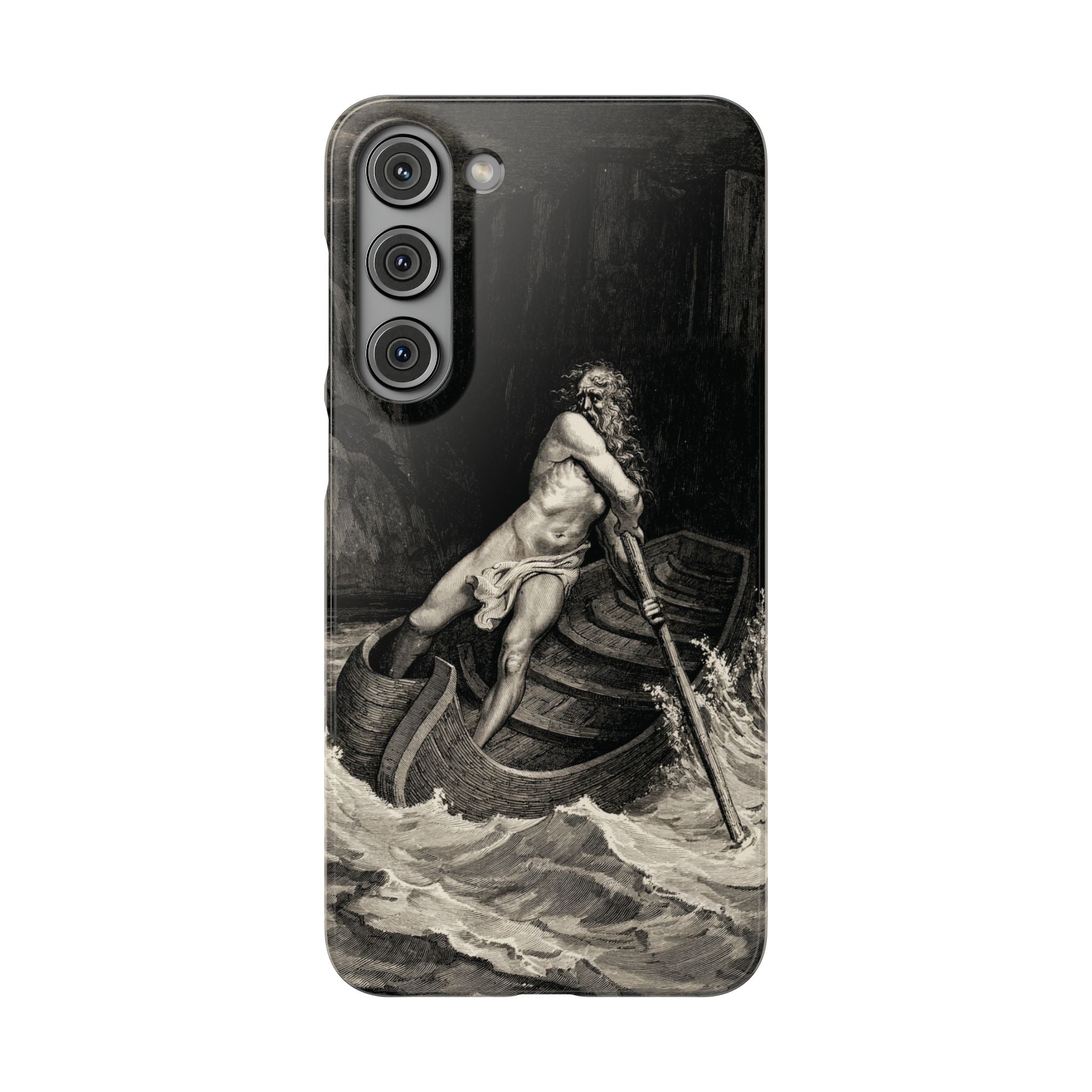 Canto III – Charon by Gustave Doré - Samsung Slim Case