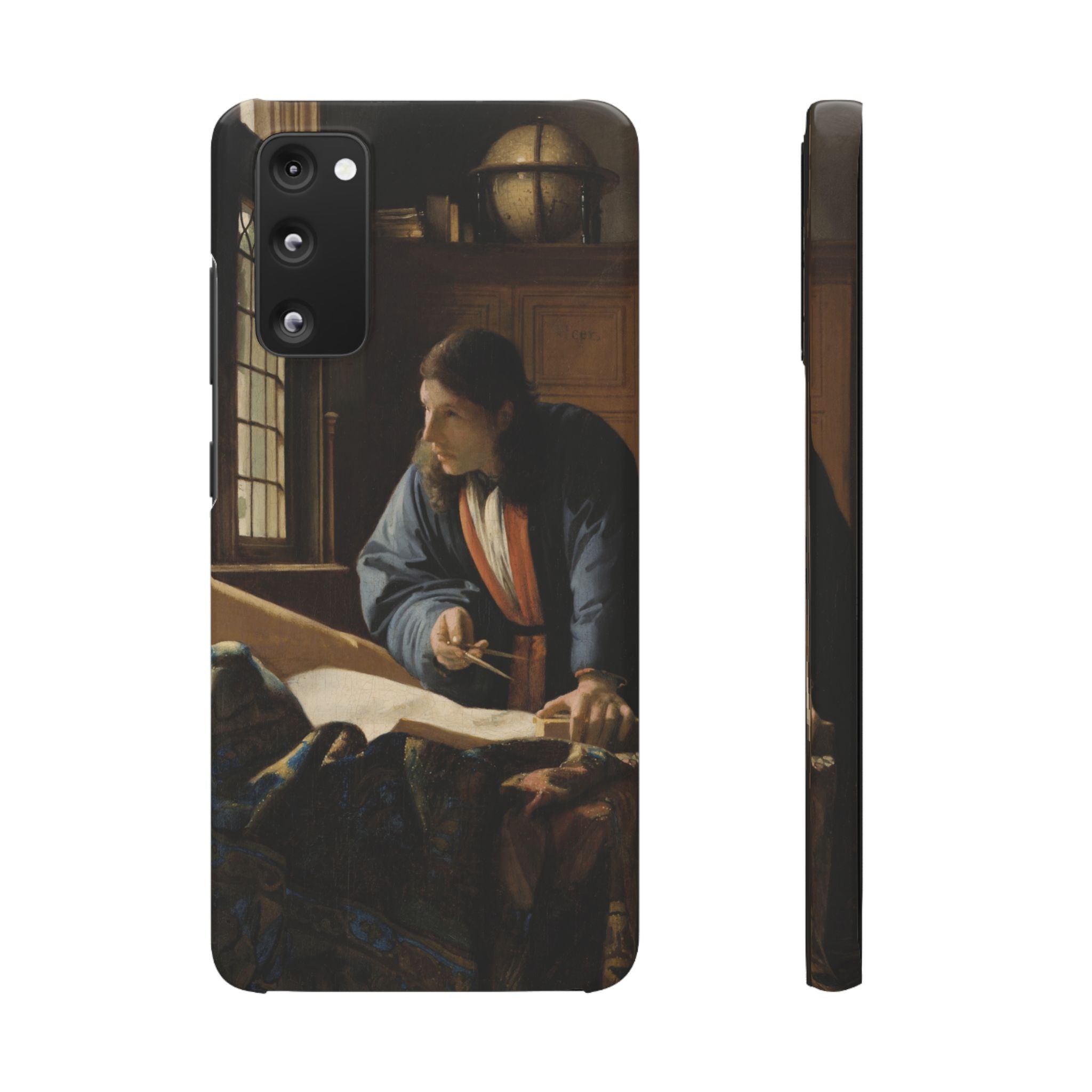 The Geographer by Johannes Vermeer - Samsung Slim Case