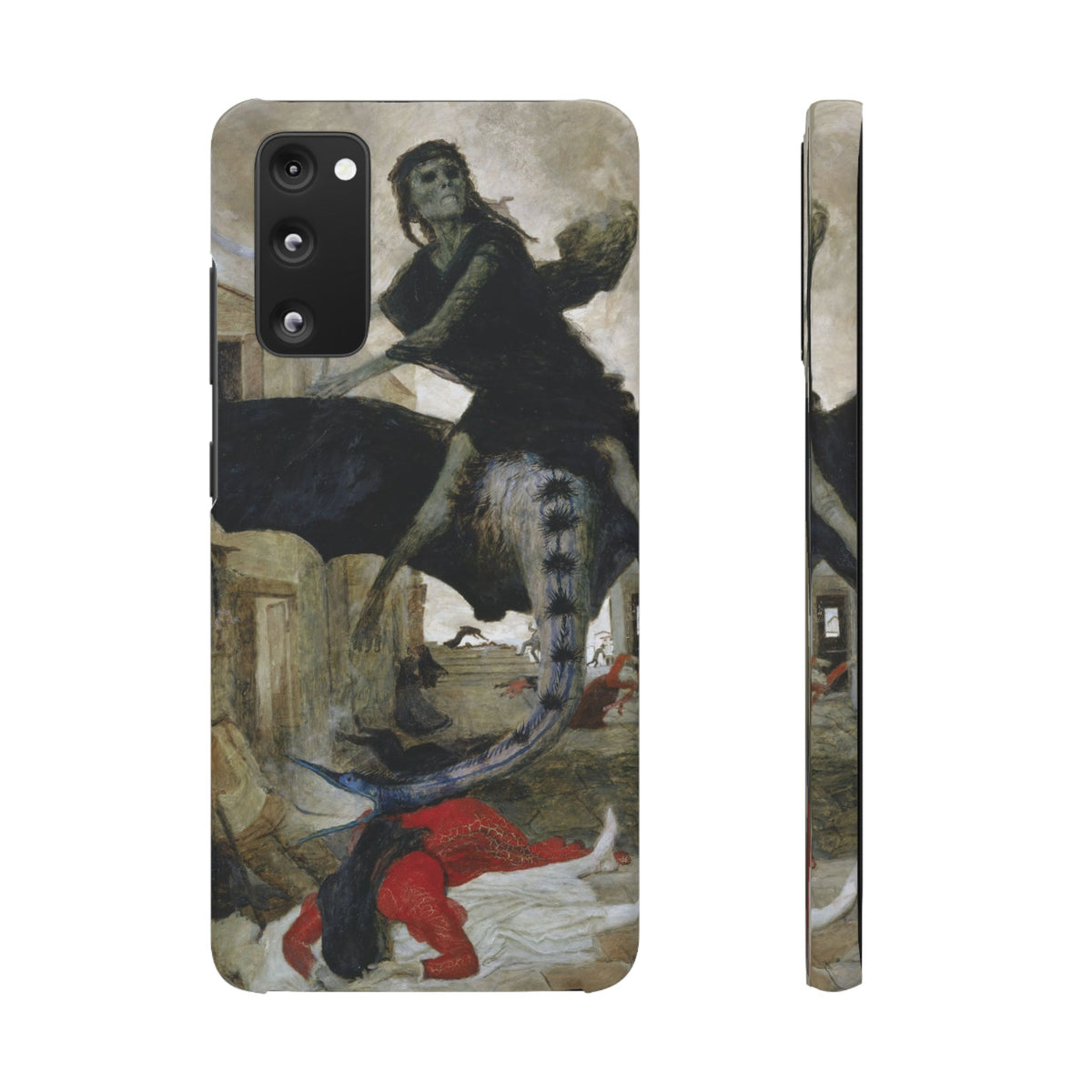 The Plague by Arnold Böcklin - Samsung Slim Case