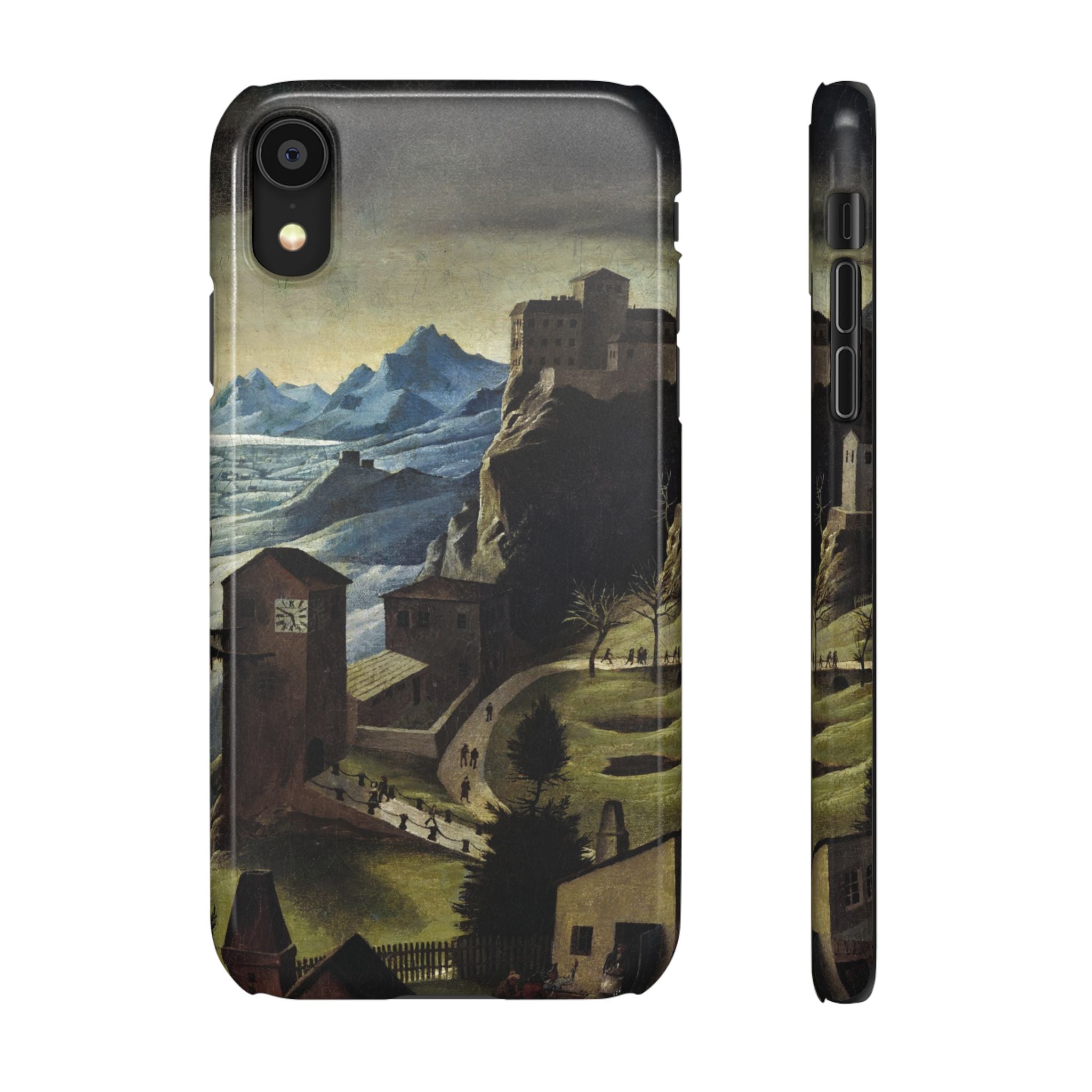 Landschaft mit Burg by Franz Sedlacek - iPhone Slim Case