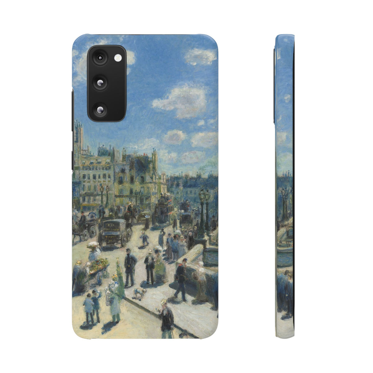Pont Neuf Paris by Pierre Auguste Renoir - Samsung Slim Case