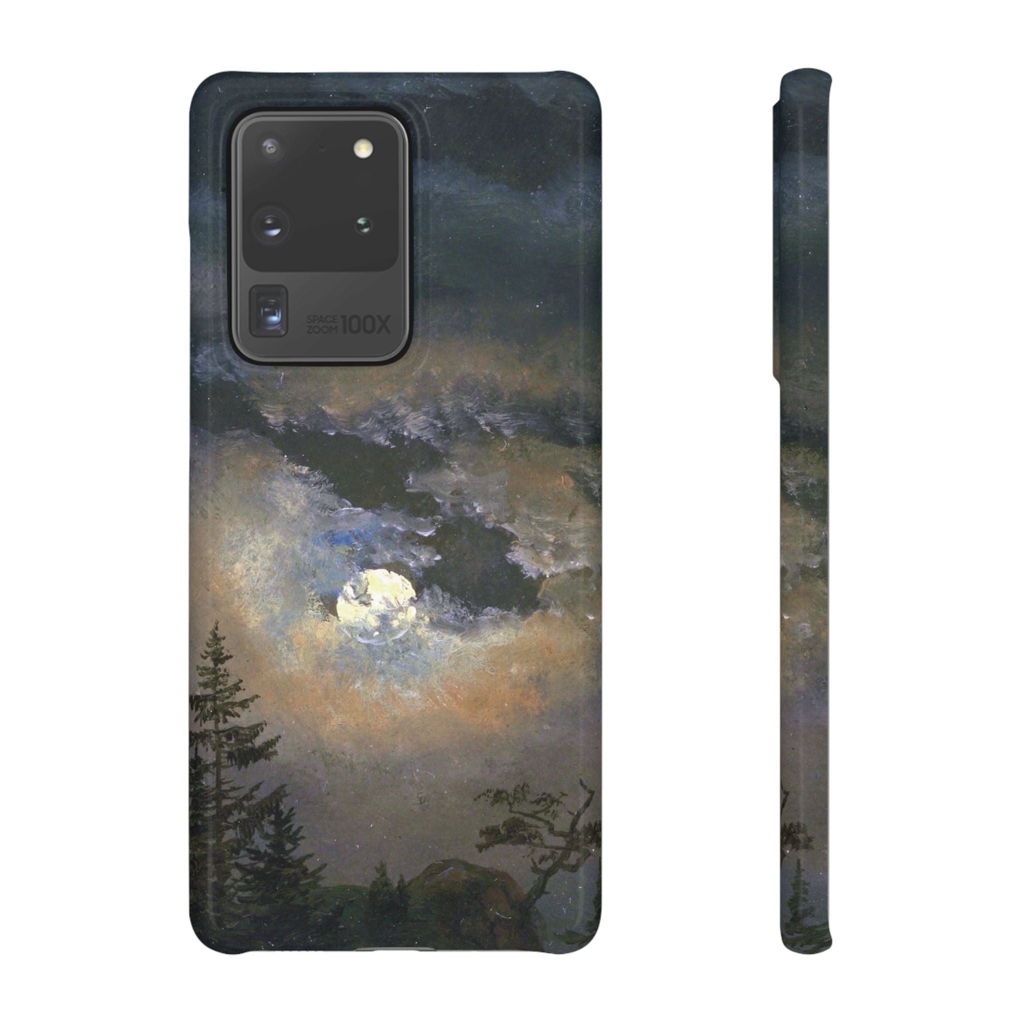 Study of a Cloud and Landscape by Moonlight by Johan Dahl - Samsung Slim Case