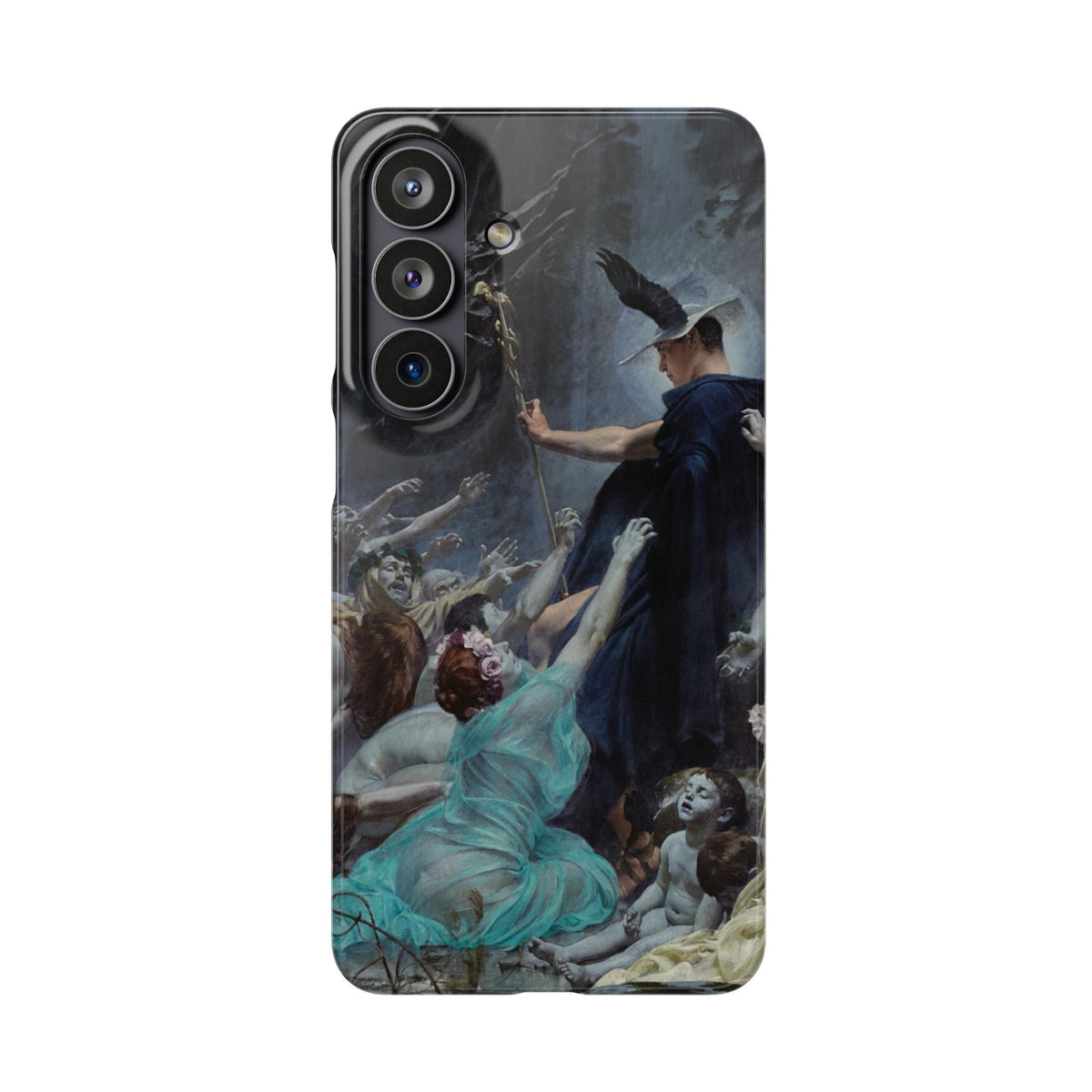 The Souls of Acheron by Adolf Hiremy-Hirschl - Samsung Slim Case