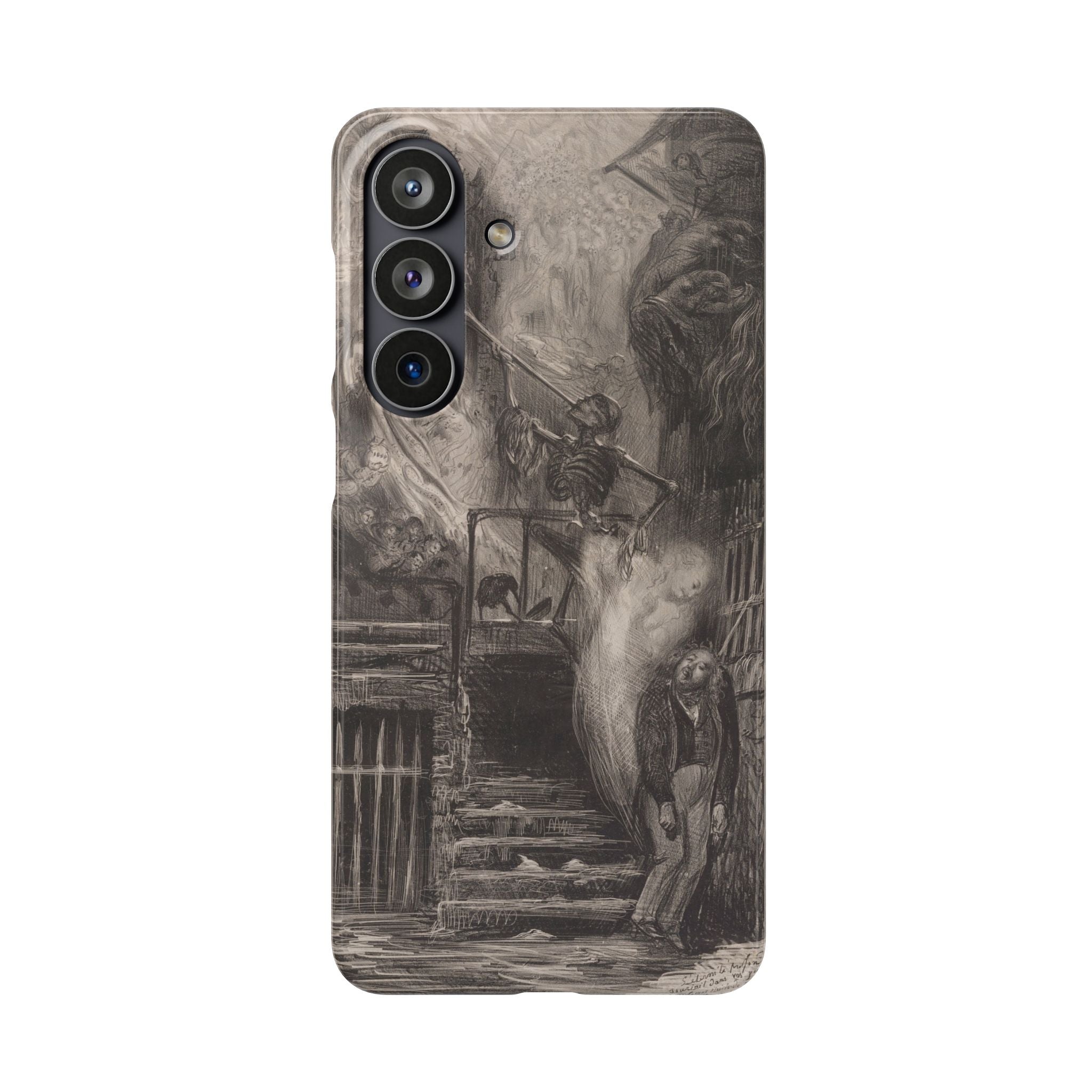 La Rue de la Vieille Lanterne (The Suicide of Gérard de Nerval) by Gustave Doré - Samsung Slim Case