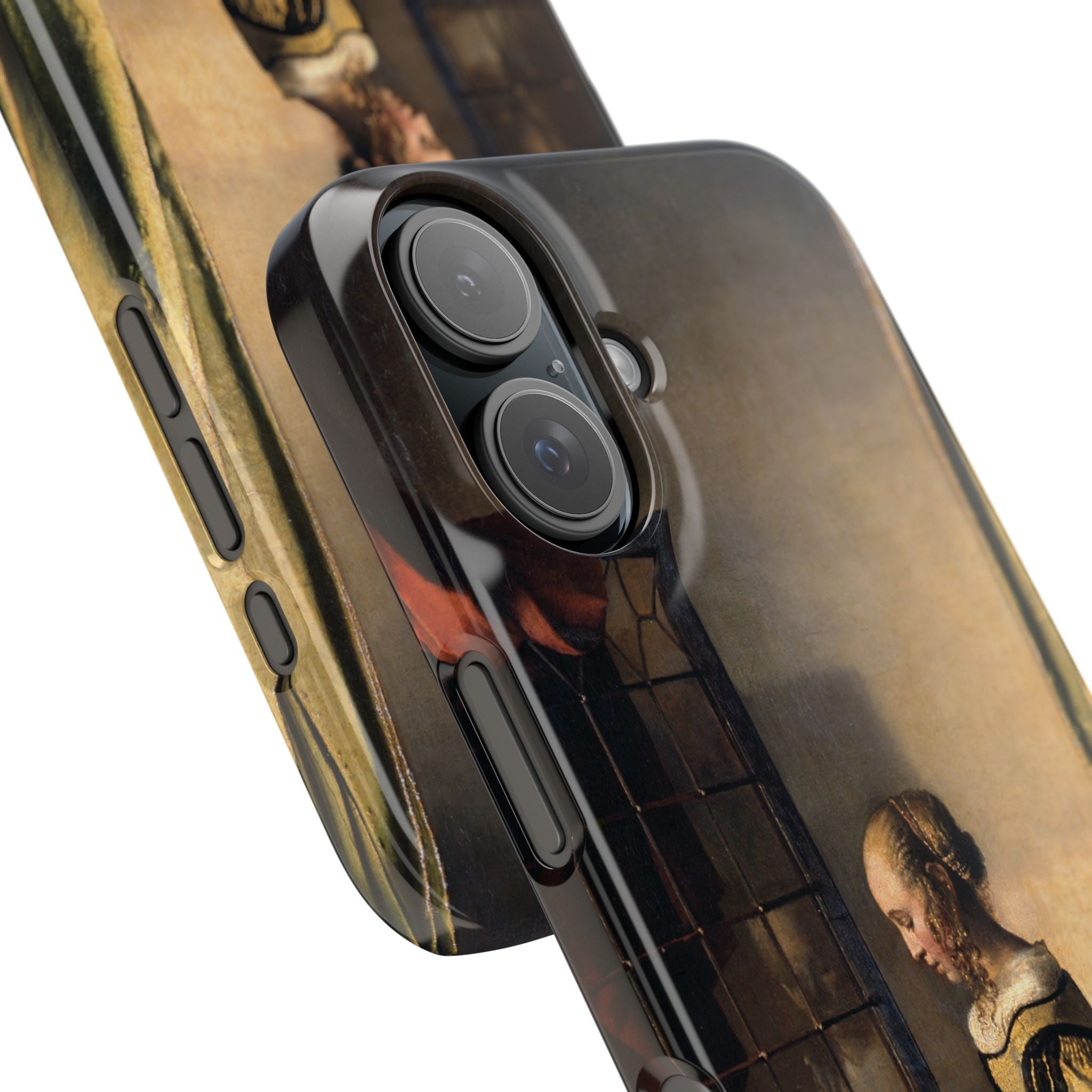 Girl Reading a Letter by an Open Window by Johannes Vermeer - iPhone Slim Case