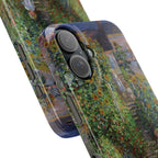 Monets Garden at Vetheuil by Claude Monet- iPhone Slim Case