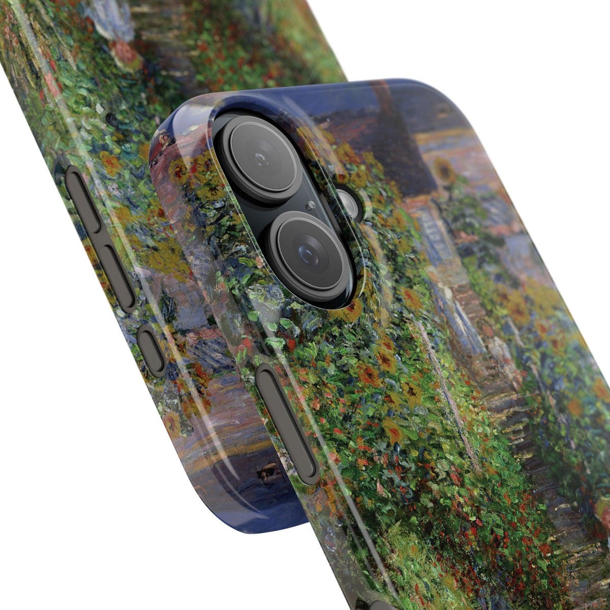 Monets Garden at Vetheuil by Claude Monet- iPhone Slim Case