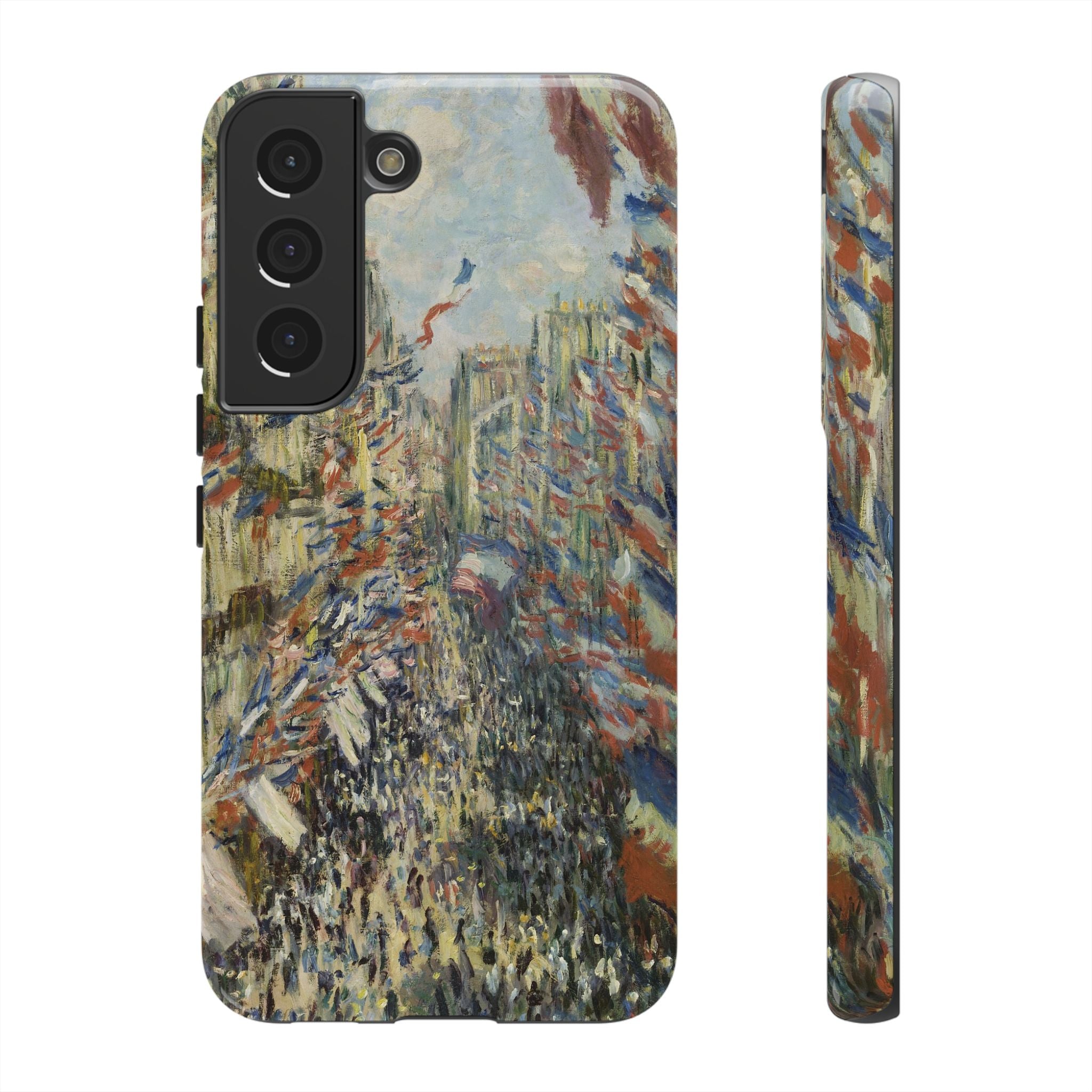 The Rue Montorgueil in Paris by Claude Monet - Samsung Tough Case