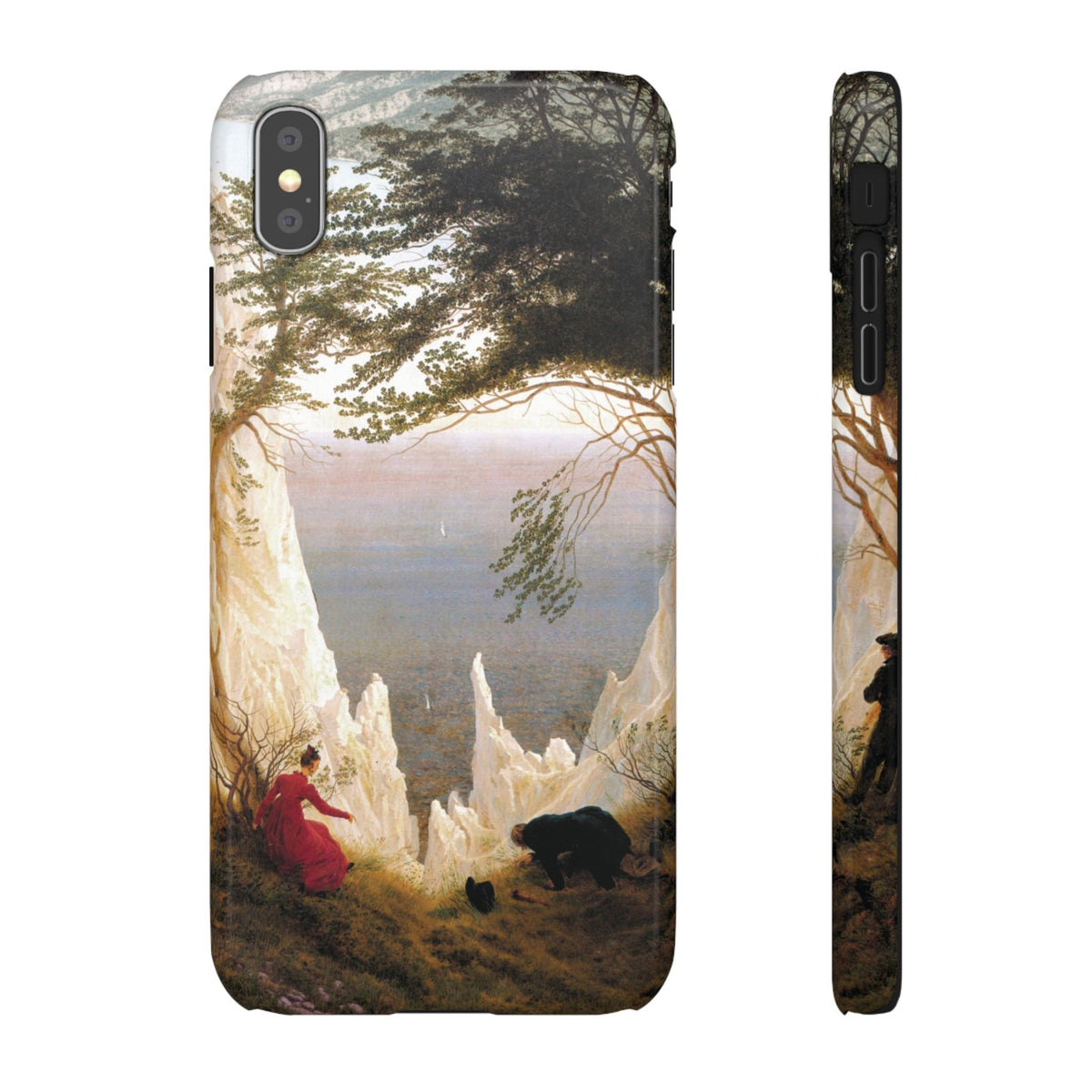 Chalk Cliffs on Rügen by Caspar David Friedrich - iPhone Slim Case