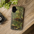 A woodland stream by Peder Mork Monsted - iPhone Tough Case