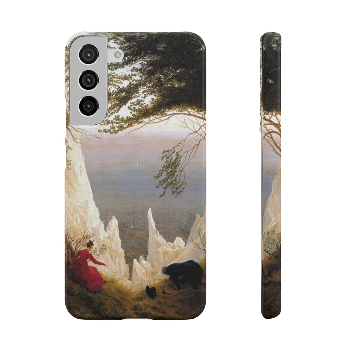 Chalk Cliffs on Rügen by Caspar David Friedrich - Samsung Slim Case