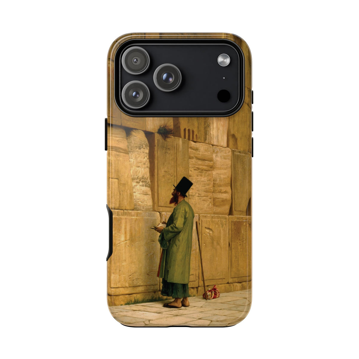 The Wailing Wall by Jean-Leon Gerome - iPhone Tough Case