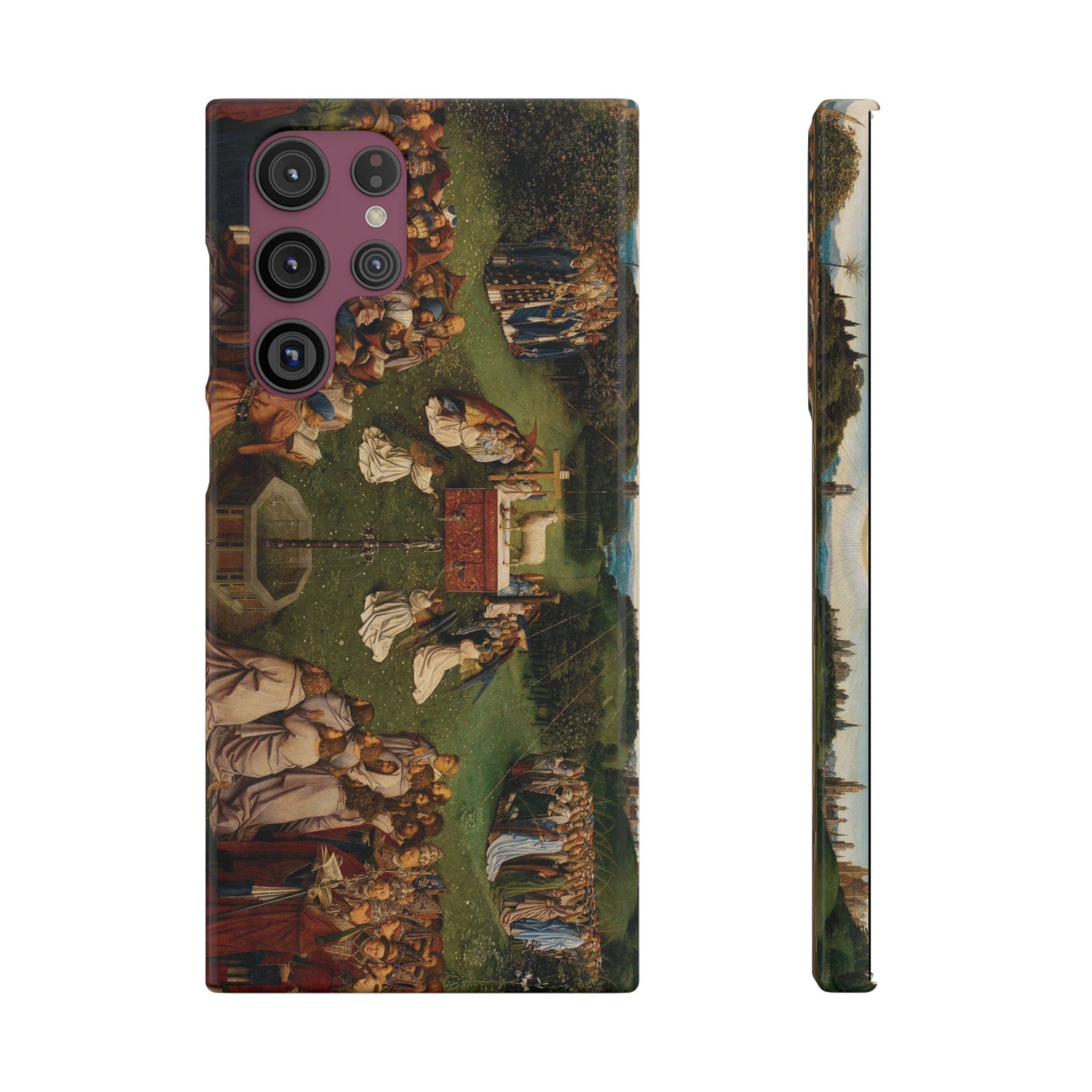 Adoration of the Lamb from the Ghent Altarpiece by Hubert van Eyck - Samsung Slim Case