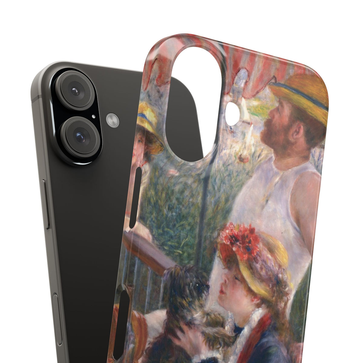 Luncheon of the Boating Party by Pierre Auguste Renoir - iPhone Slim Case