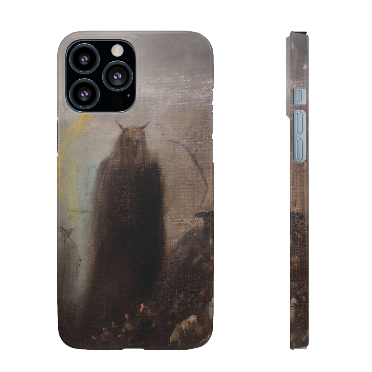 Ghostly Vision by Francisco Goya - iPhone Slim Case