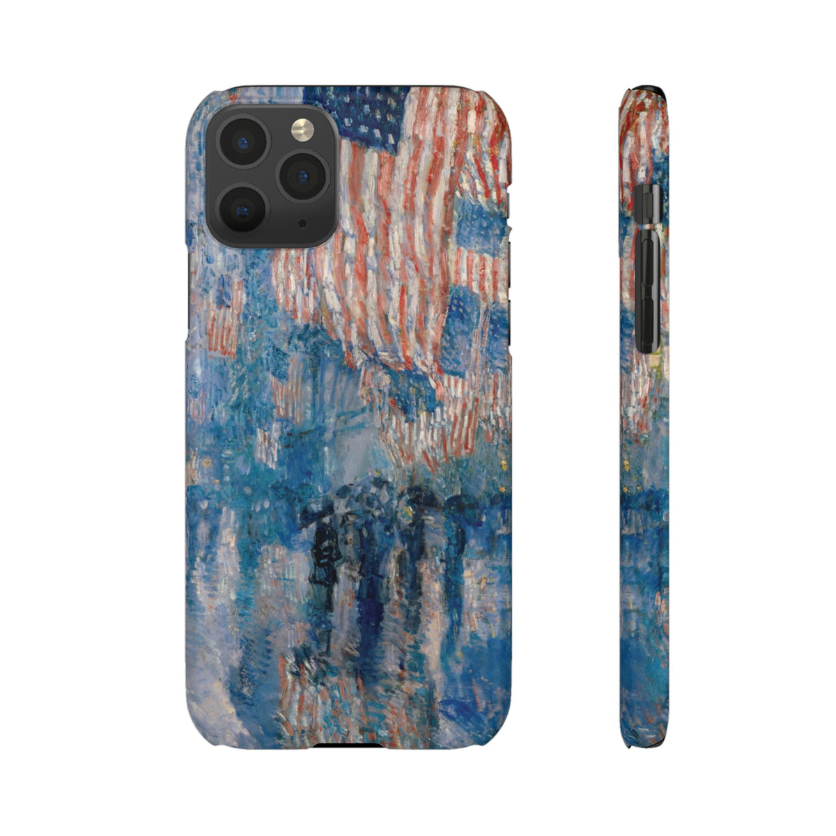 The Avenue in the Rain by Childe Hassam - iPhone Slim Case
