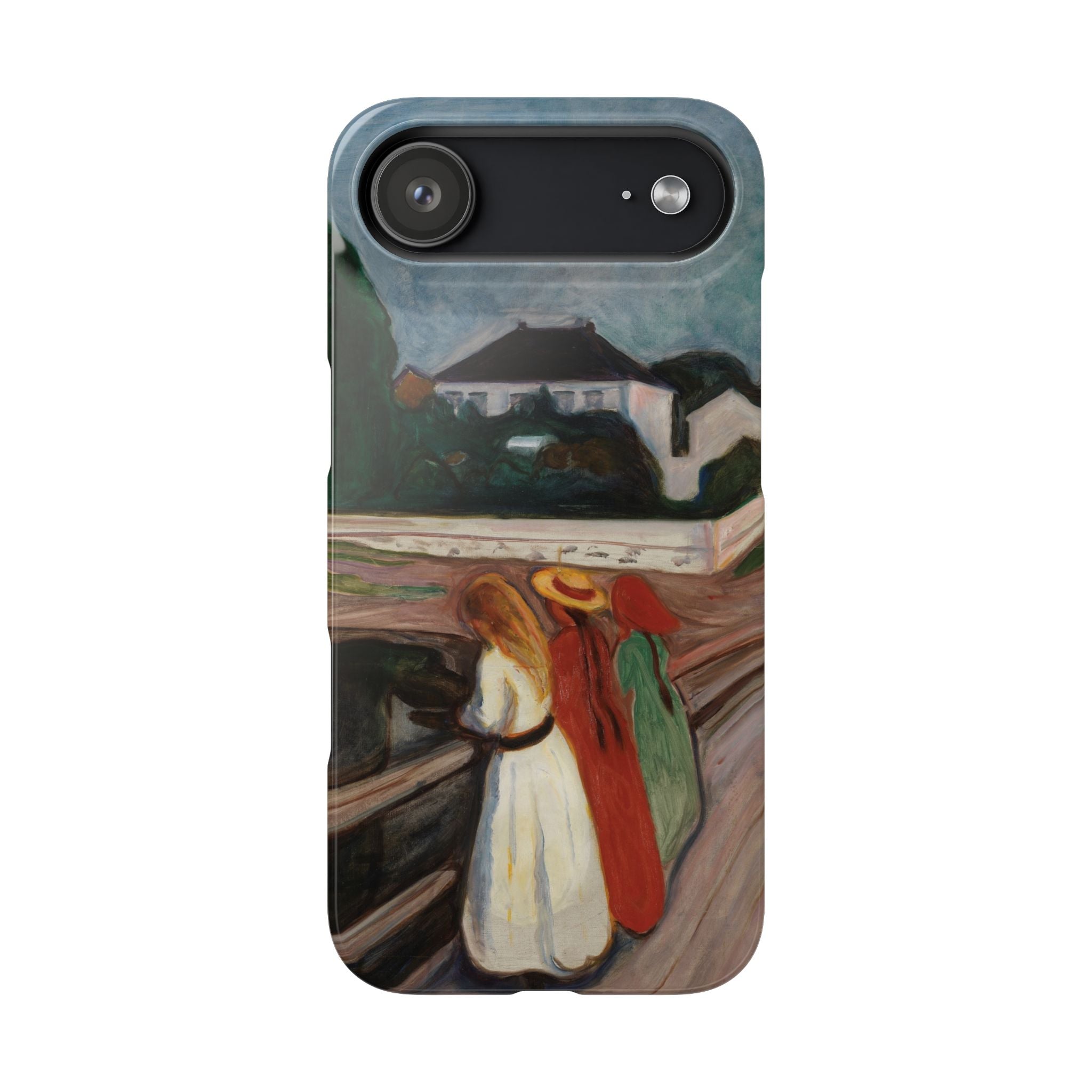 The Girls on the Bridge by Edvard Munch - iPhone Slim Case