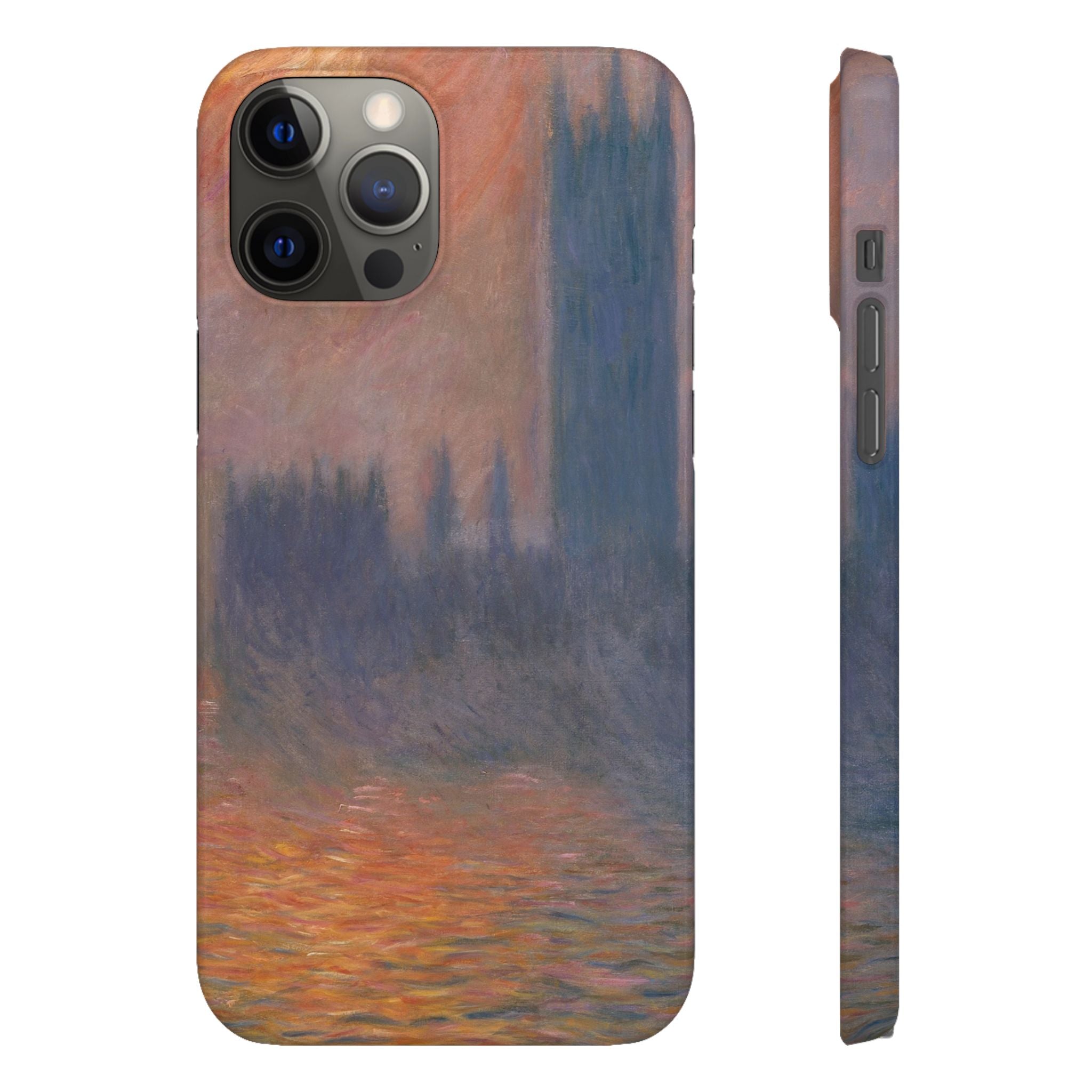 The Houses of Parliament Sunset by Claude Monet - iPhone Slim Case