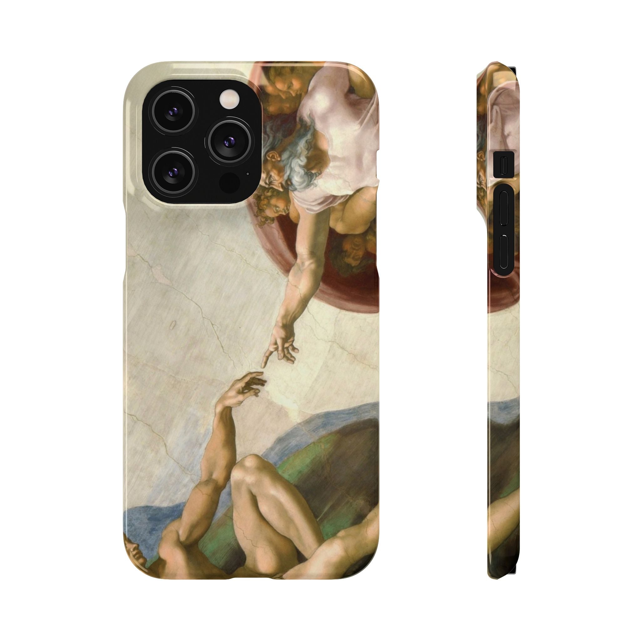 Creation of Adam by Michelangelo - iPhone Slim Case