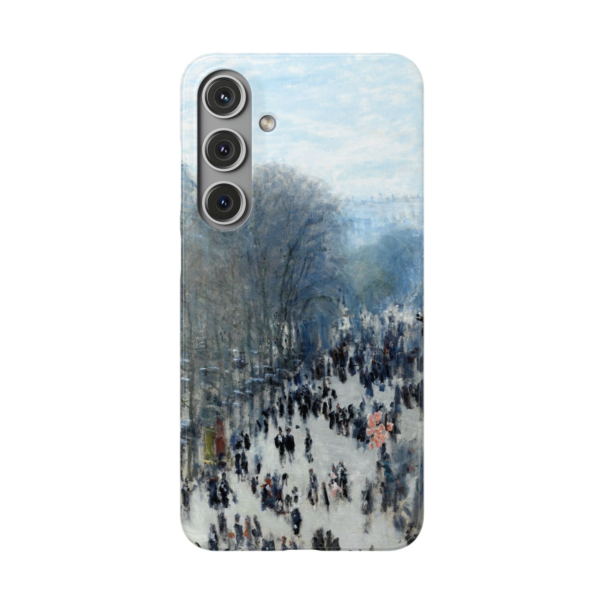 Boulevard des Capucines by Claude Monet - Samsung Slim Case
