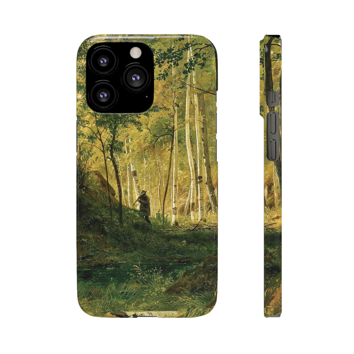 Landscape with a Hunter Valaam Island by Ivan Ivanovich Shishkin - iPhone Slim Case