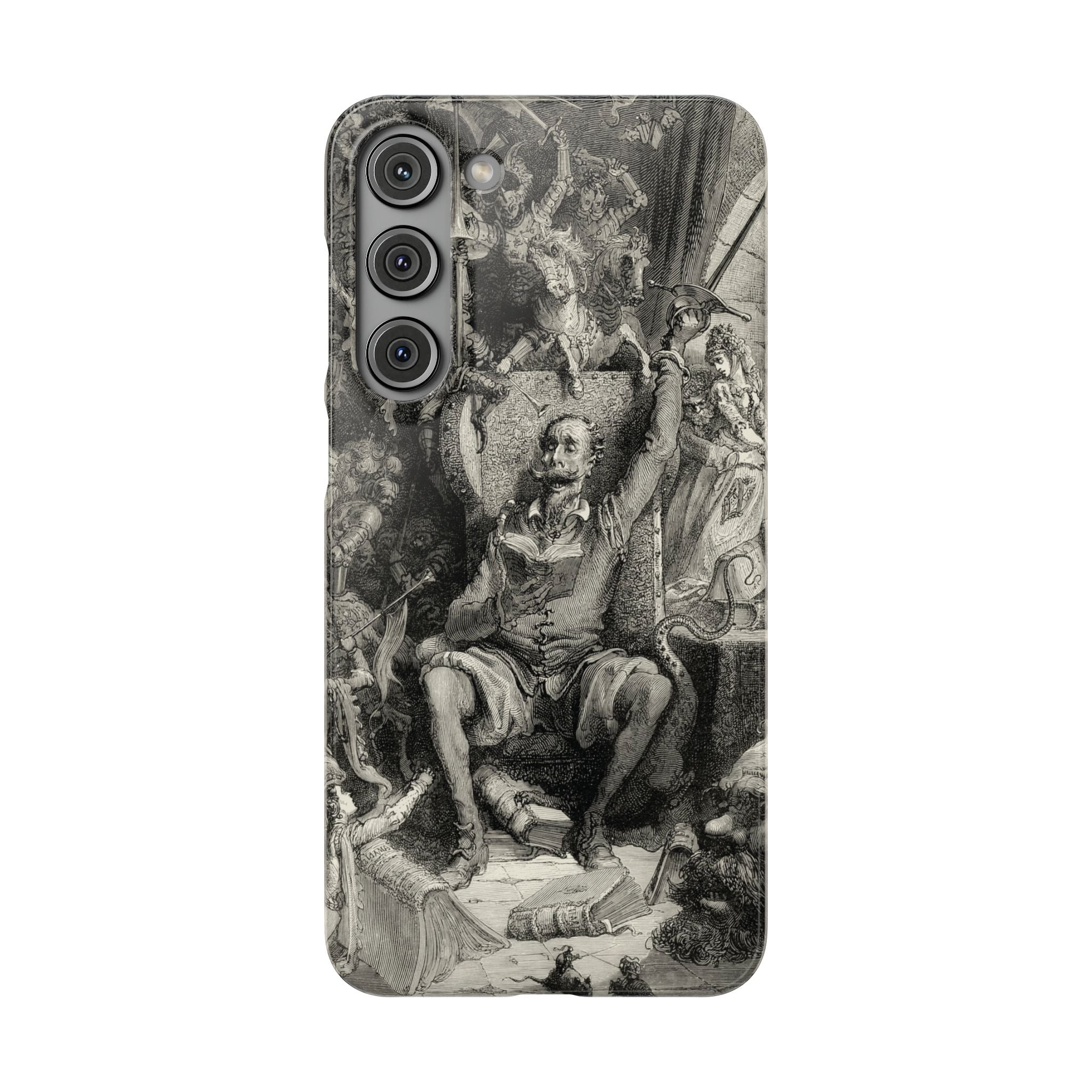 Don Quixote and His Visions by Gustave Doré - Samsung Slim Case