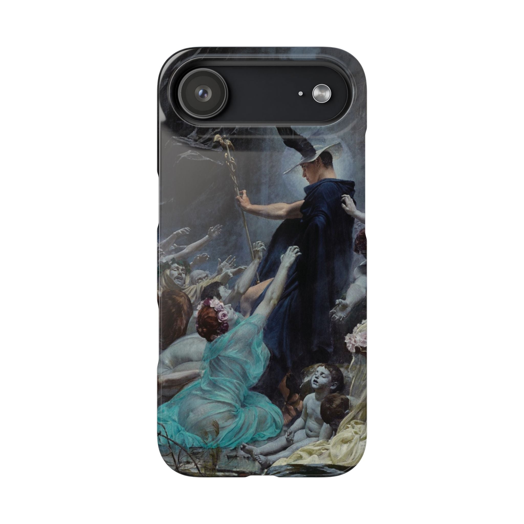 The Souls of Acheron by Adolf Hiremy-Hirschl - iPhone Slim Case