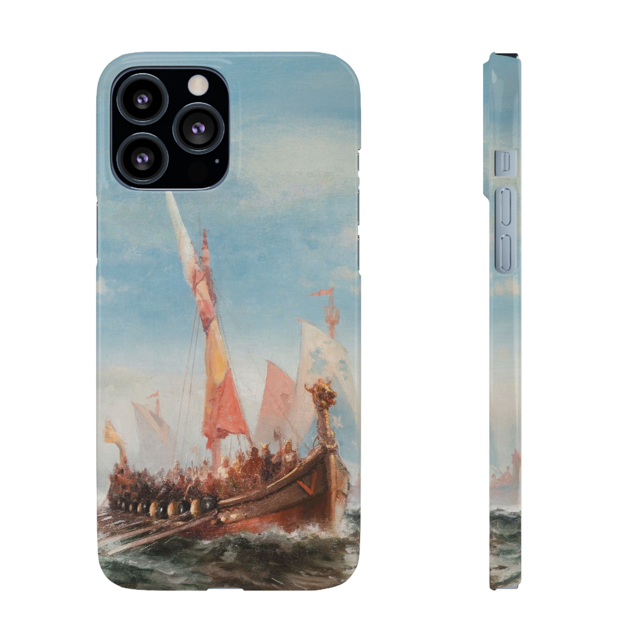 Viking Armada by Edward Moran - iPhone Slim Case