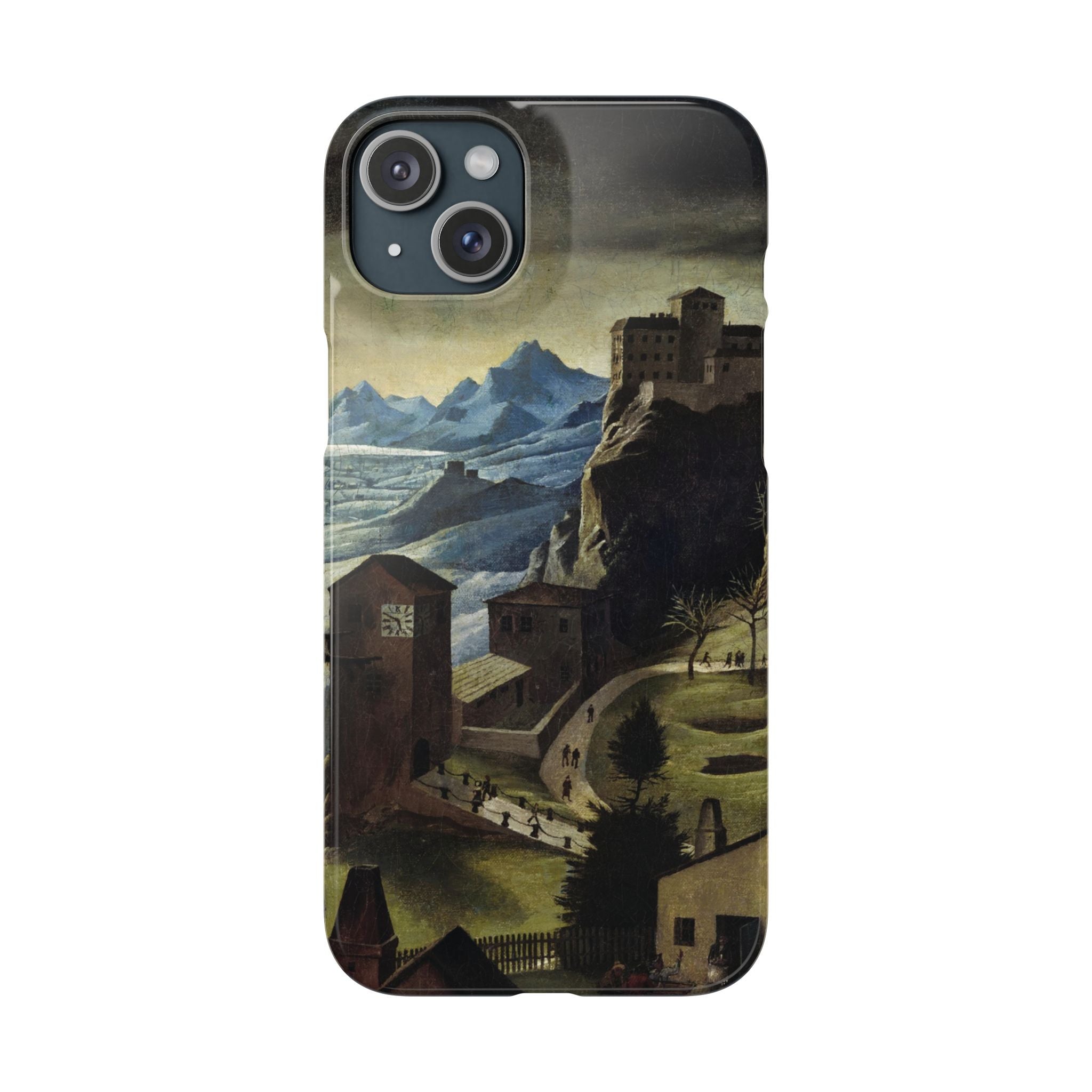 Landschaft mit Burg by Franz Sedlacek - iPhone Slim Case