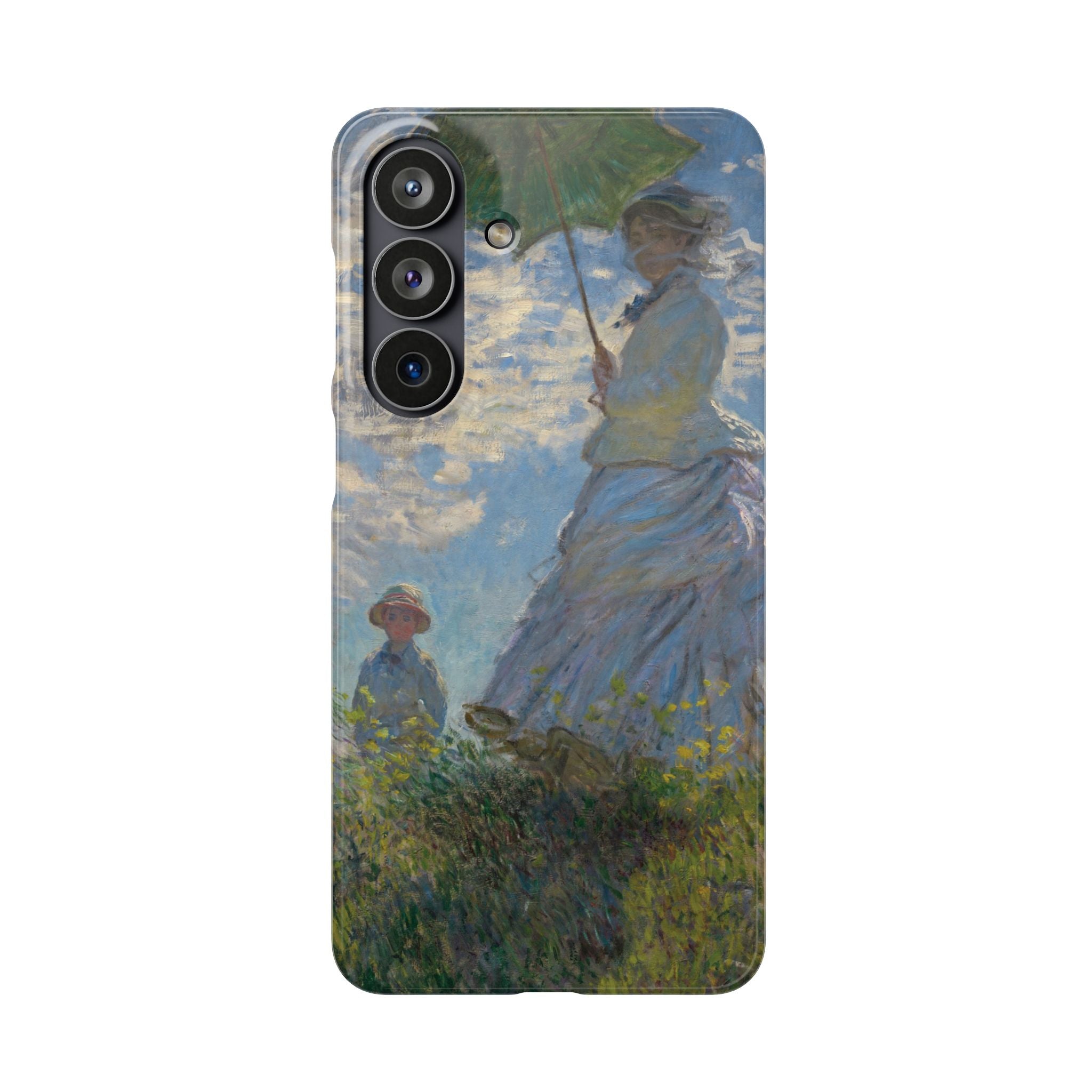 Madame Monet and Her Son by Claude Monet - Samsung Slim Case