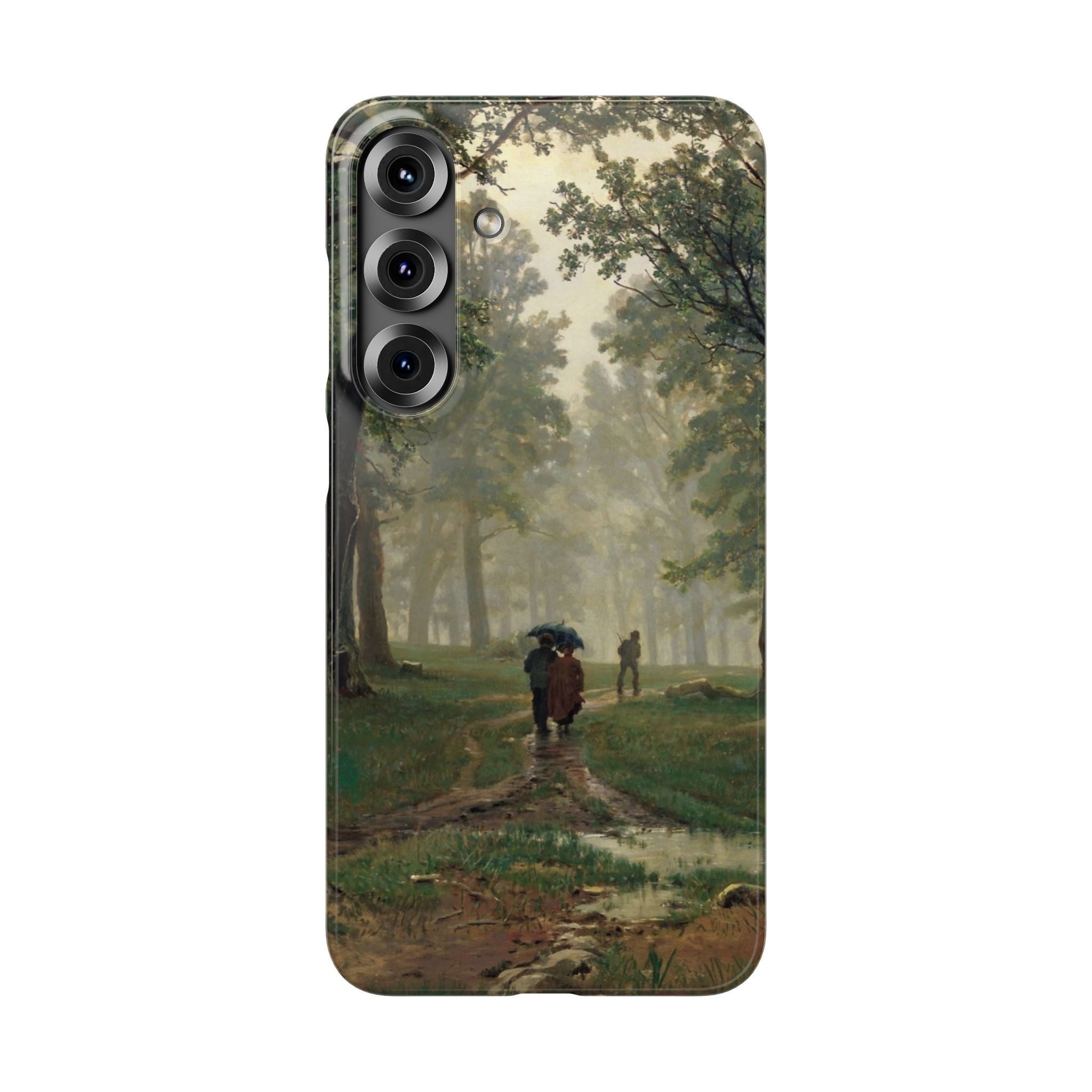 Rain in an Oak Forest by Ivan Ivanovich Shishkin - Samsung Slim Case