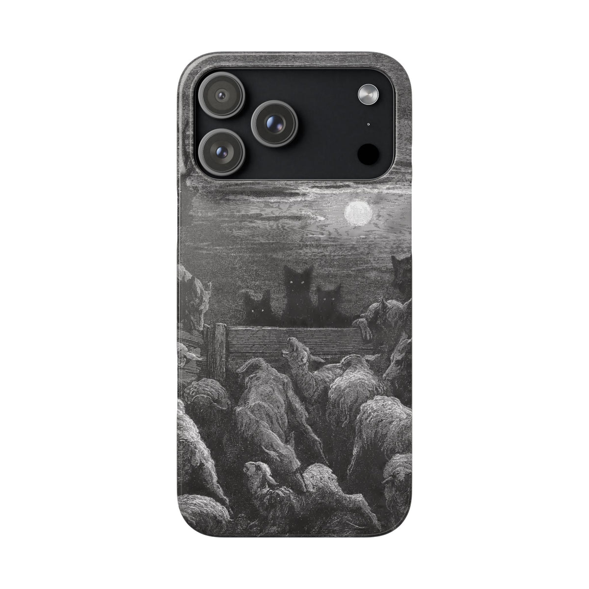 The Wolves and The Sheep by Gustave Dore - iPhone Slim Case