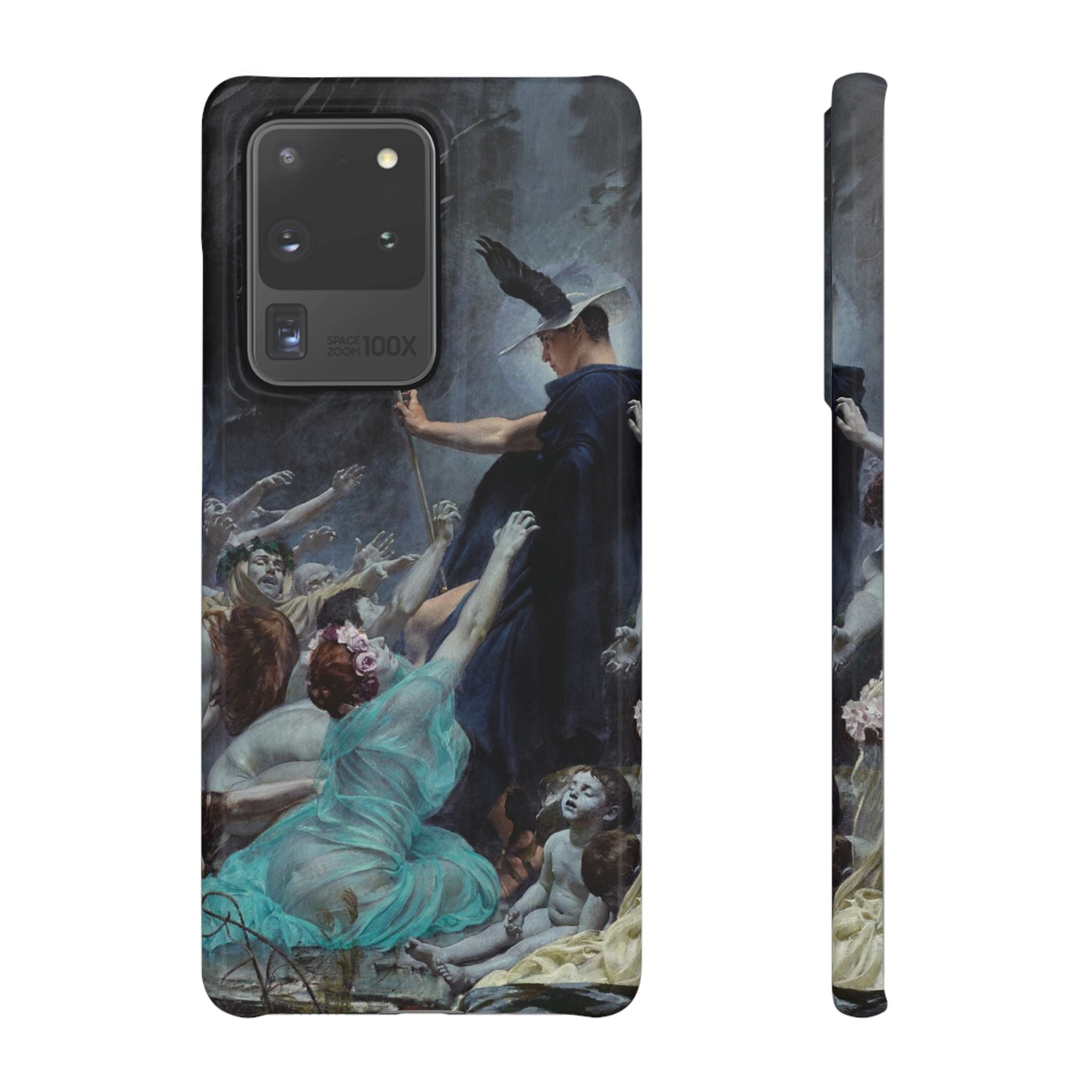 The Souls of Acheron by Adolf Hiremy-Hirschl - Samsung Slim Case