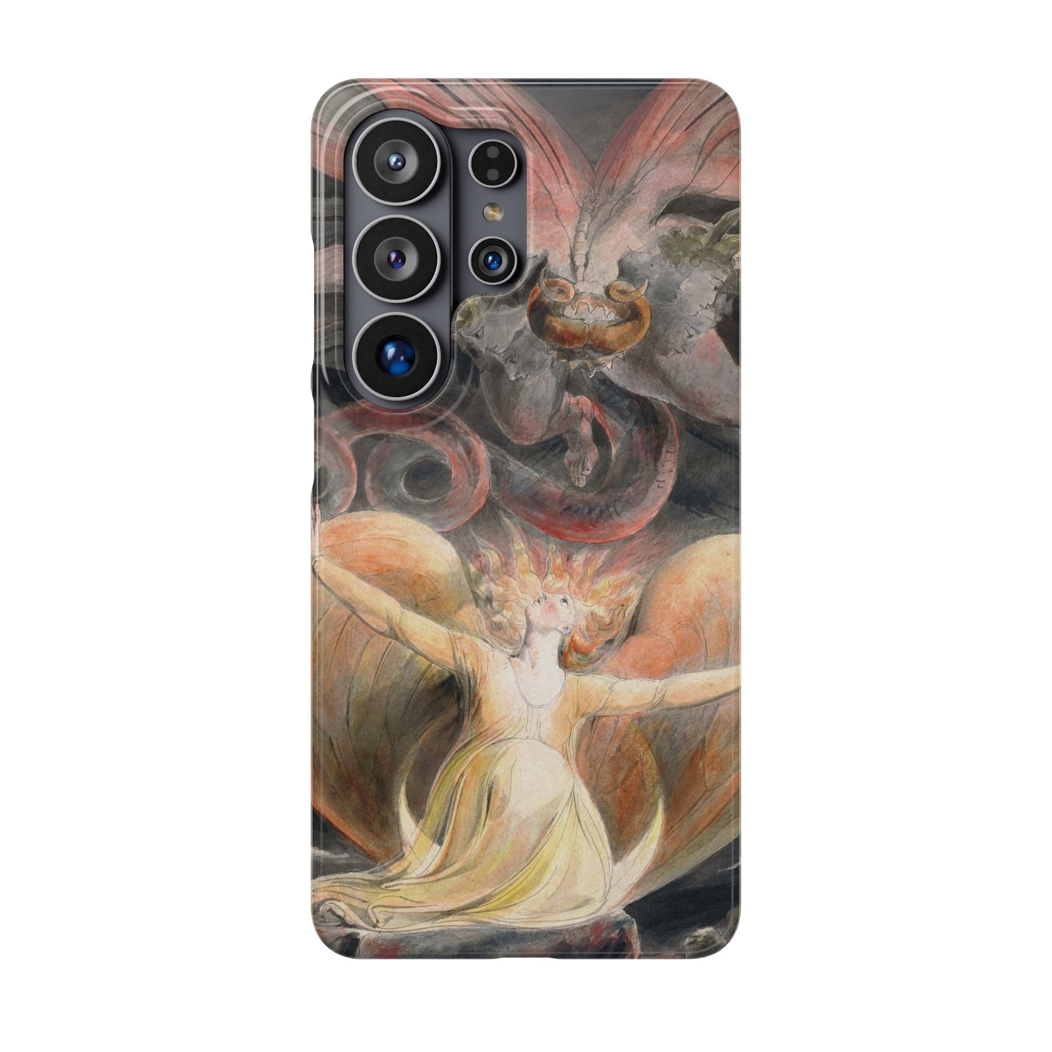 The Great Red Dragon and the Woman Clothed with the Sun by William Blake - Samsung Slim Case