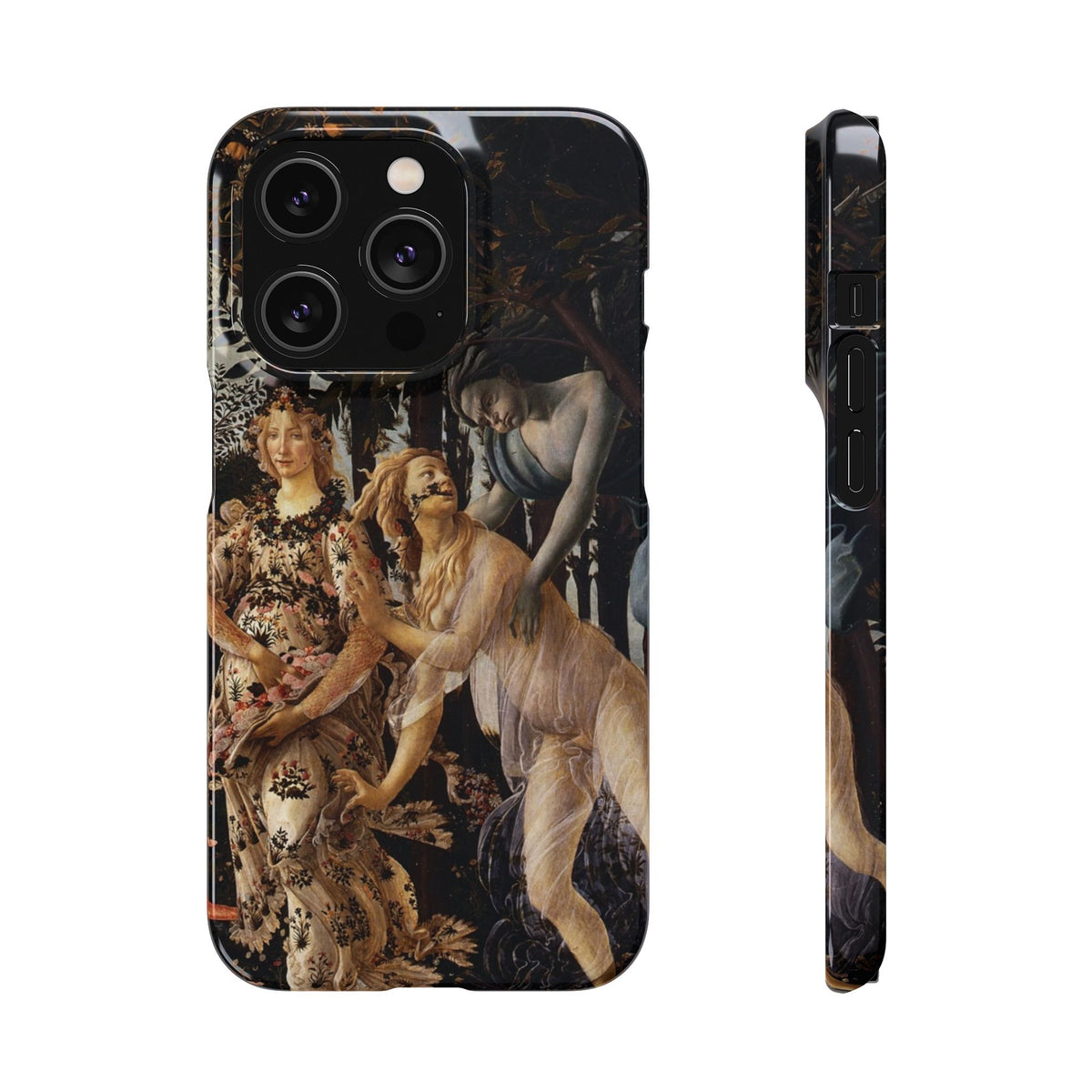 Flora and Zephyr from Primavera by Sandro Botticelli - iPhone Slim Case