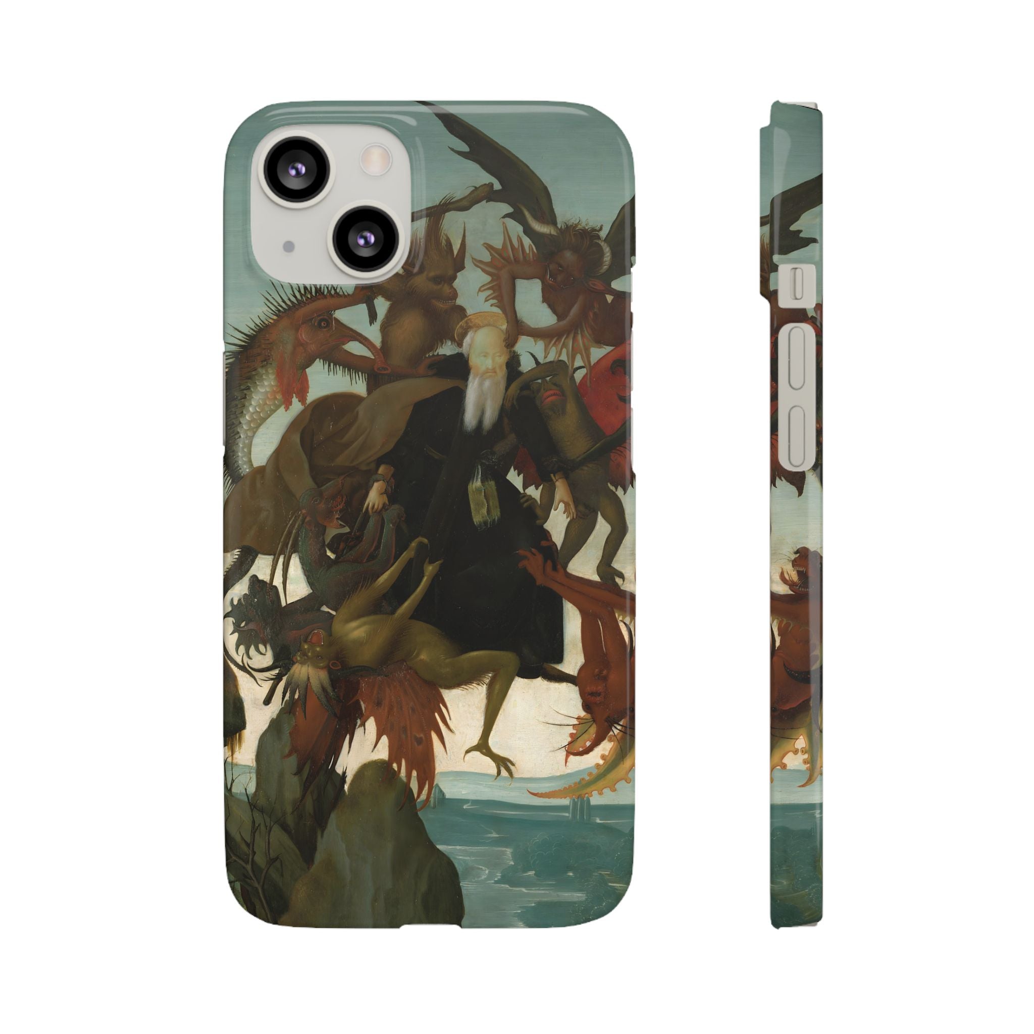 The Torment of Saint Anthony by Michelangelo Buonarroti - iPhone Slim Case