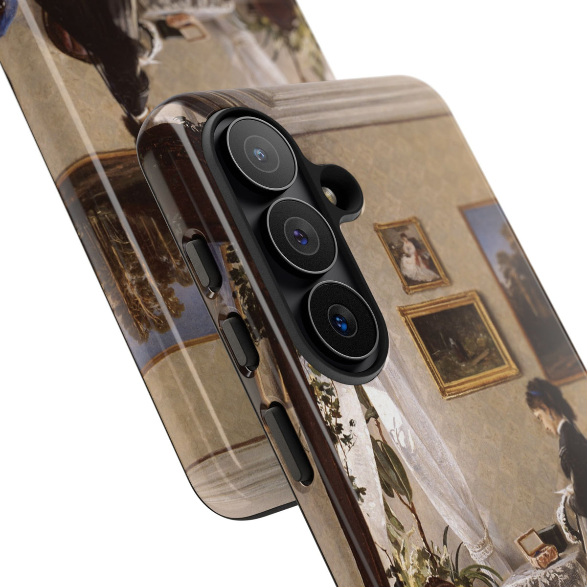 In front of the mirror by Ivan Ivanovich Shishkin - Samsung Tough Case