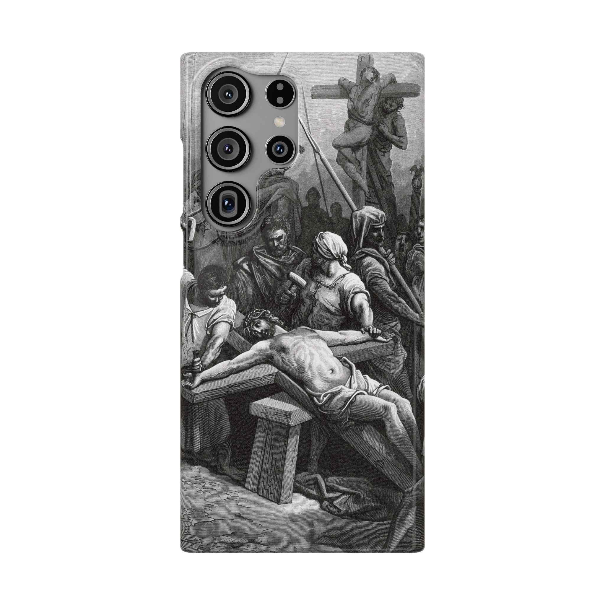 Crucifixion of Jesus by Gustave Doré - Samsung Slim Case
