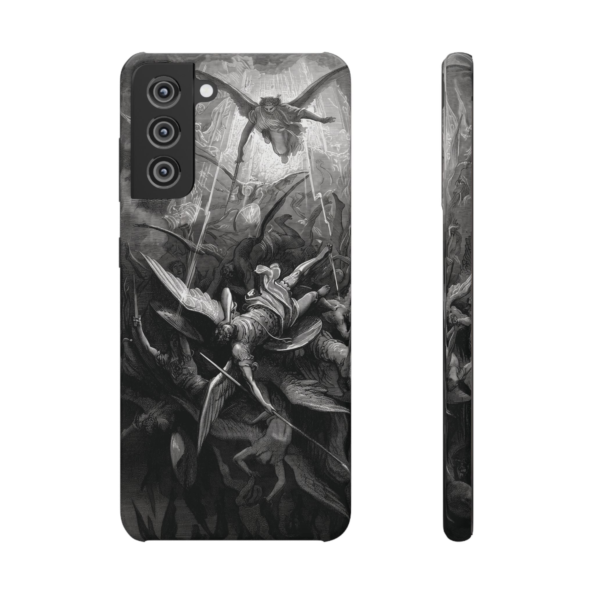 Paradise Lost |The Battle in Heaven by Gustave Doré - Samsung Slim Case