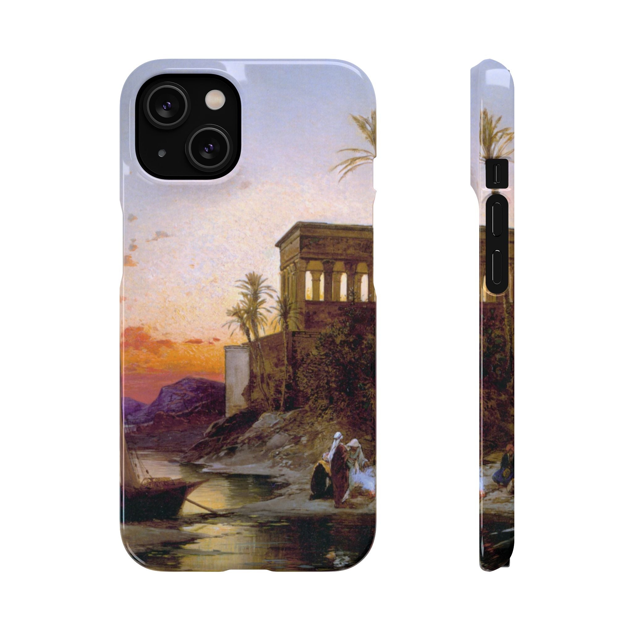 The Kiosk of Trajan by Hermann Corrodi - iPhone Slim Case