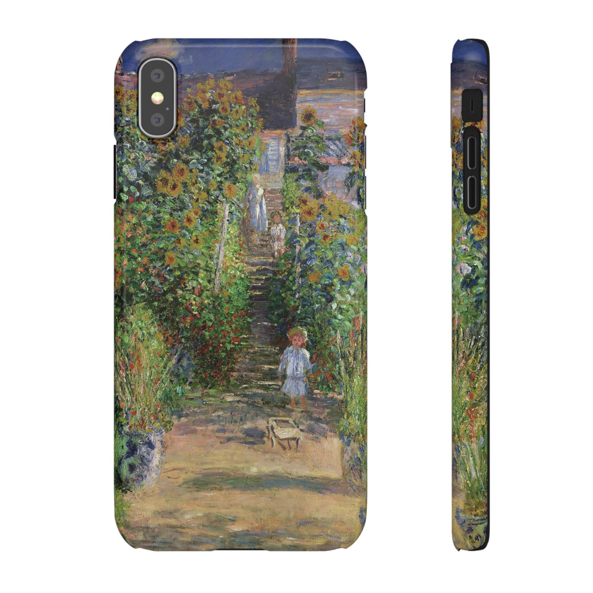 Monets Garden at Vetheuil by Claude Monet- iPhone Slim Case
