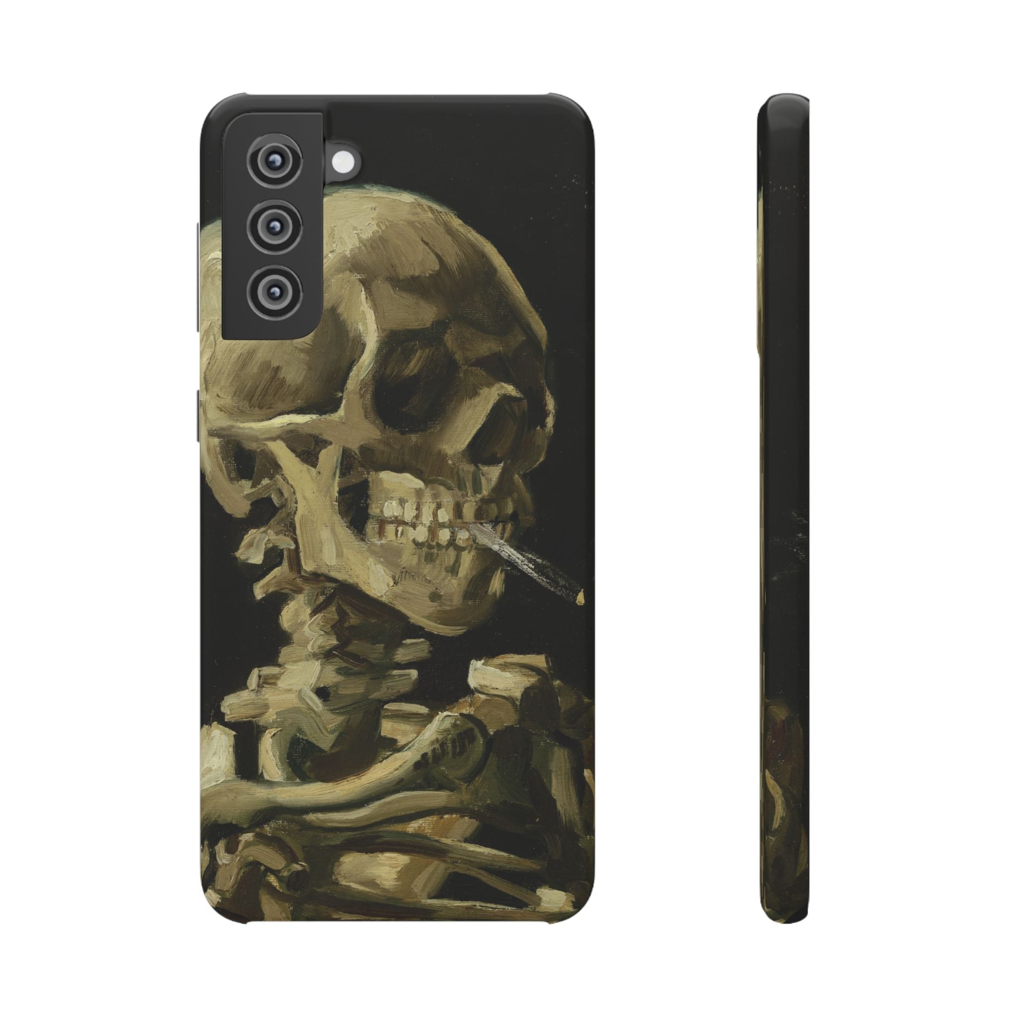 Head of a Skeleton with a Burning Cigarette by Vincent van Gogh - Samsung Slim Case