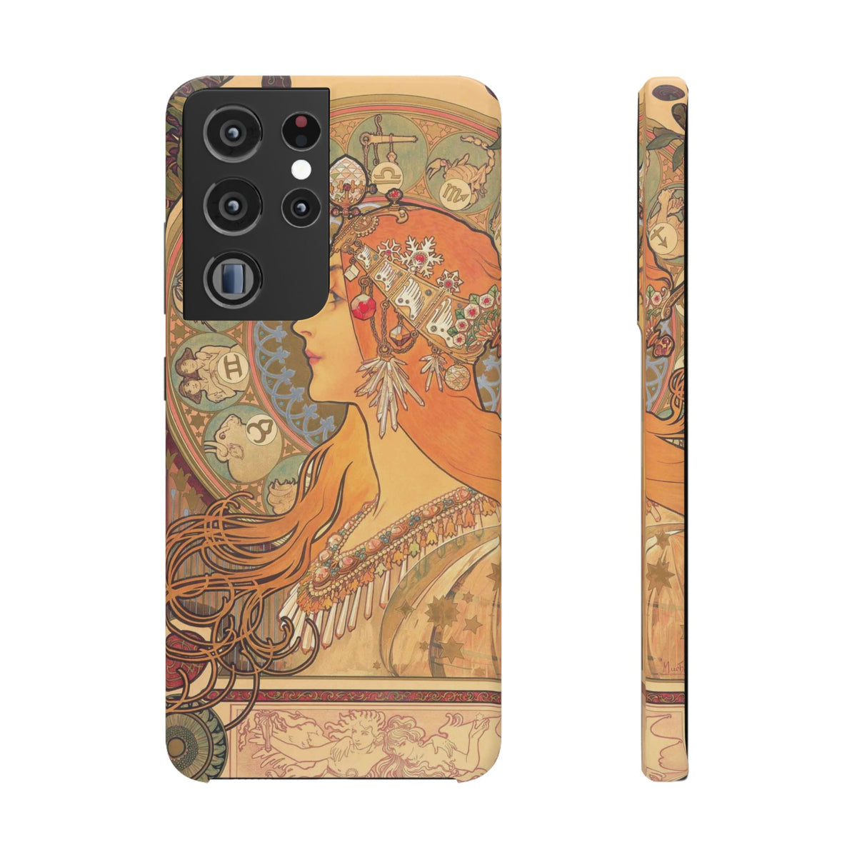Zodiac by Alphonse Mucha - Samsung Slim Case