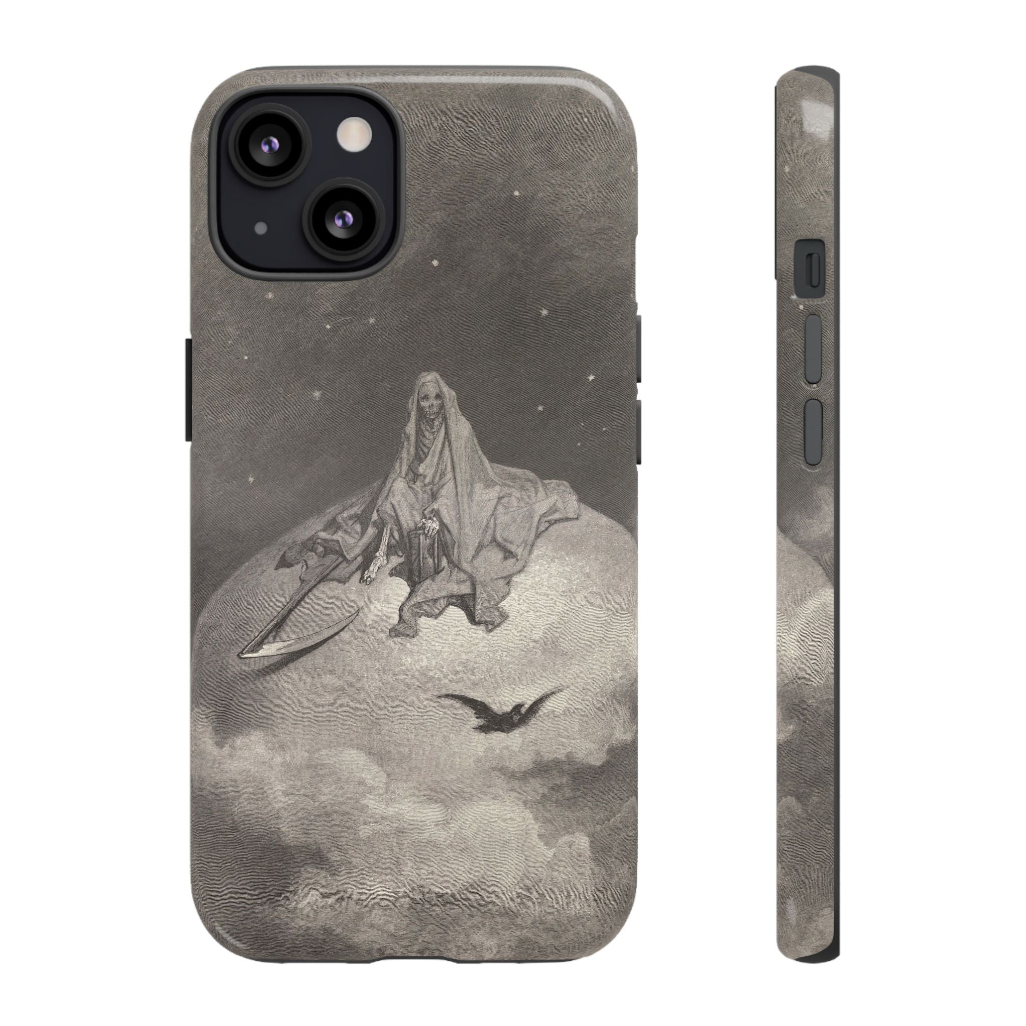 Doubting, dreaming dreams no mortal ever dared to dream before by Gustave Doré - iPhone Tough Case