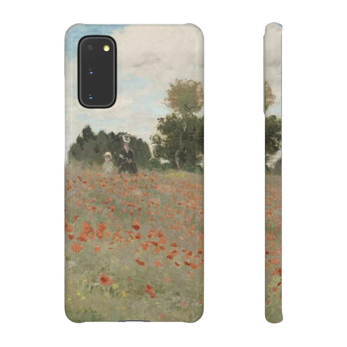 The Poppy Field by Claude Monet - Samsung Slim Case