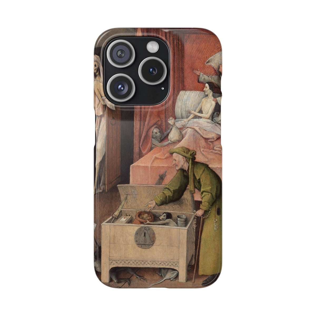 The Death of the Miser by Hieronymus Bosch - iPhone Slim Case