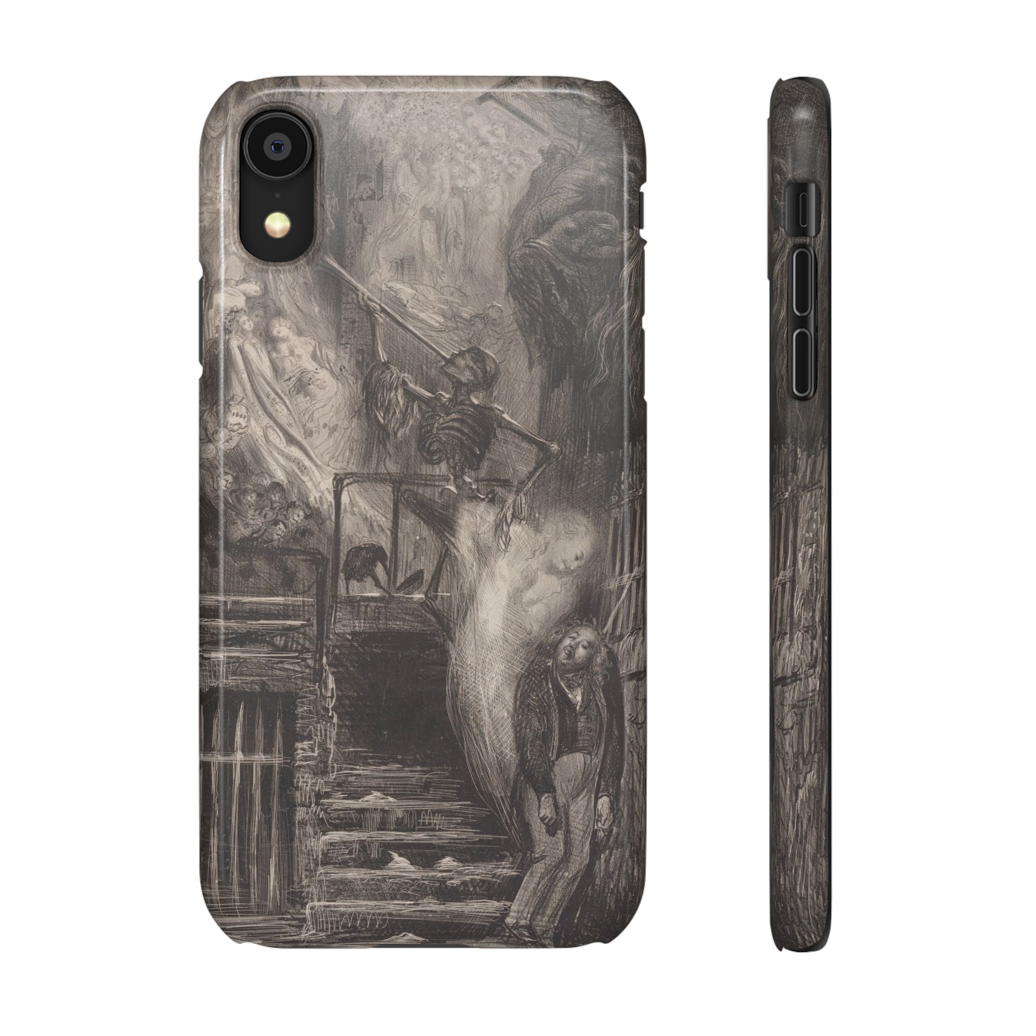 La Rue de la Vieille Lanterne by Gustave Doré - iPhone Slim Case