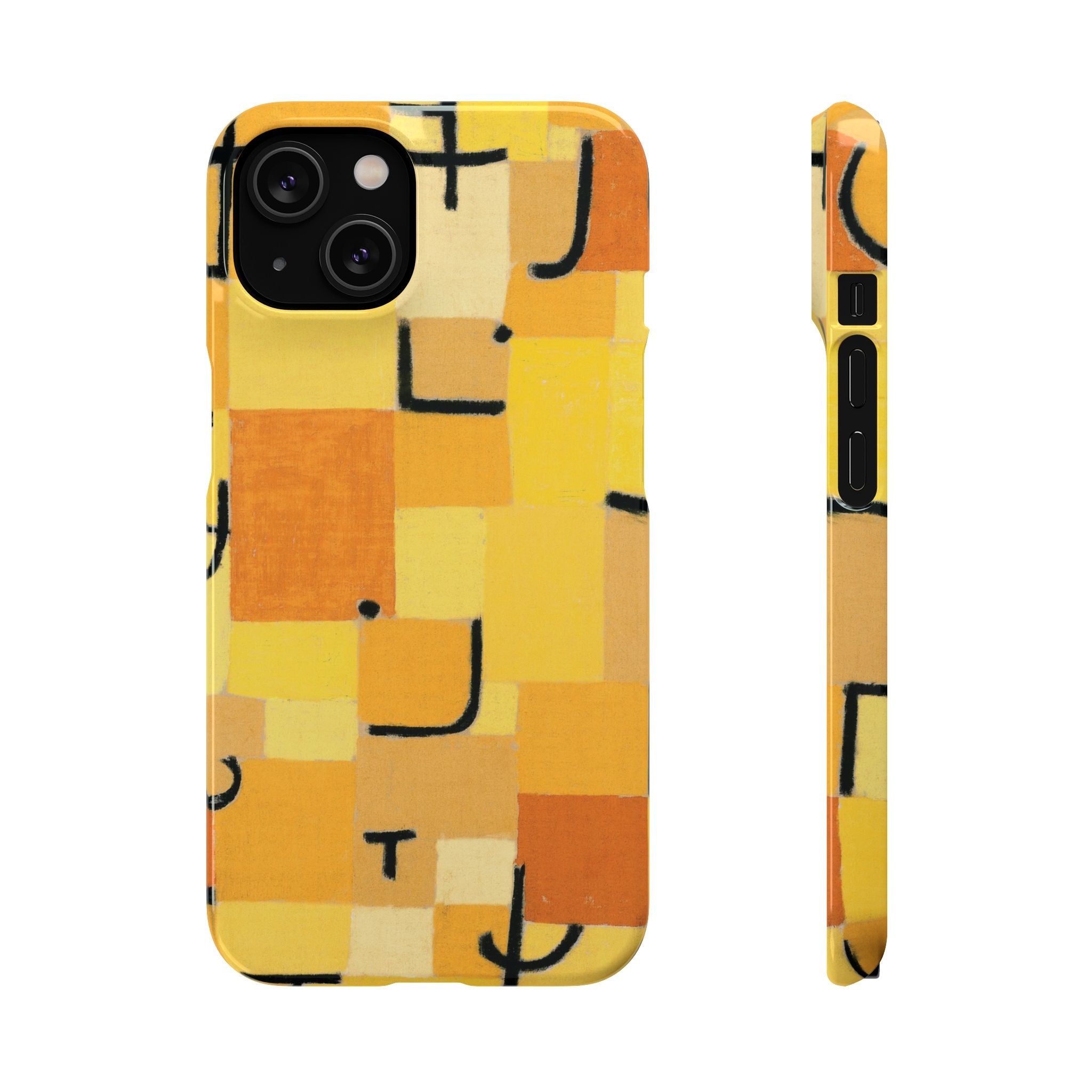 Signs in Yellow by Paul Klee - iPhone Slim Case